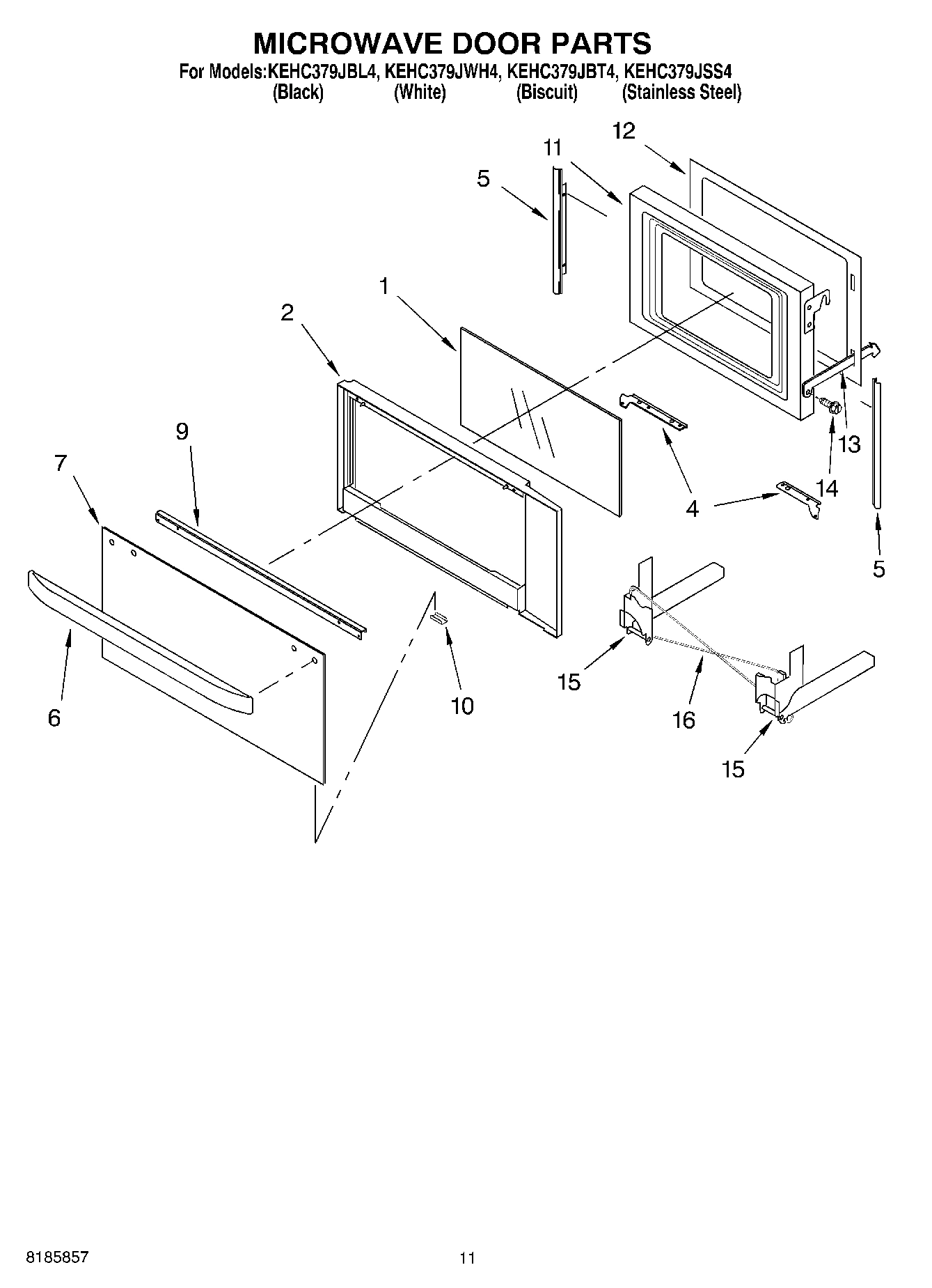 09 - MICROWAVE DOOR