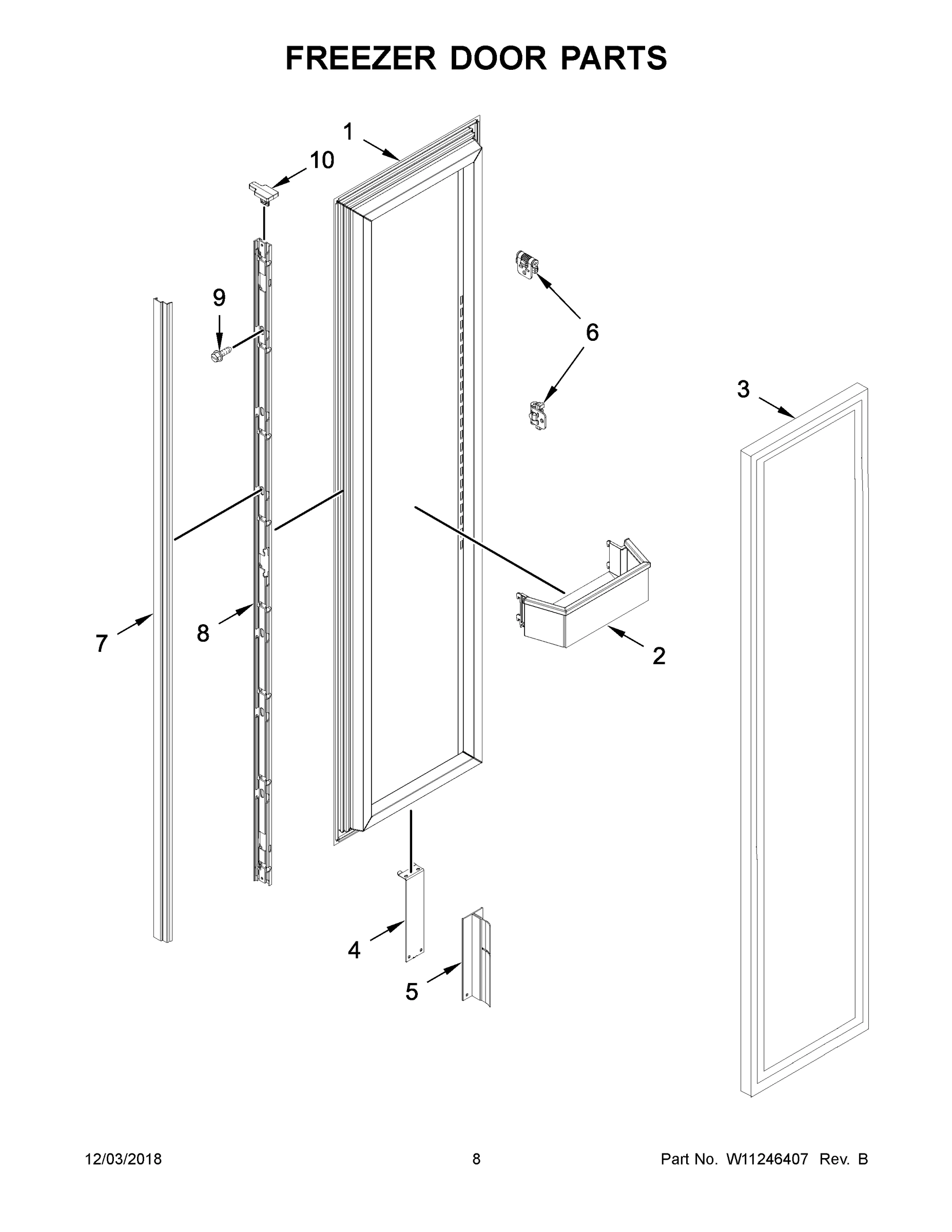 05 - FREEZER DOOR PARTS