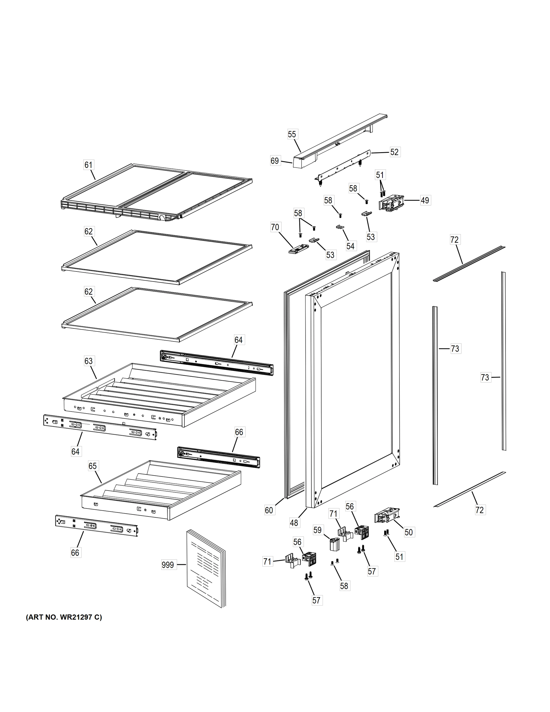 DOOR & SHELVES