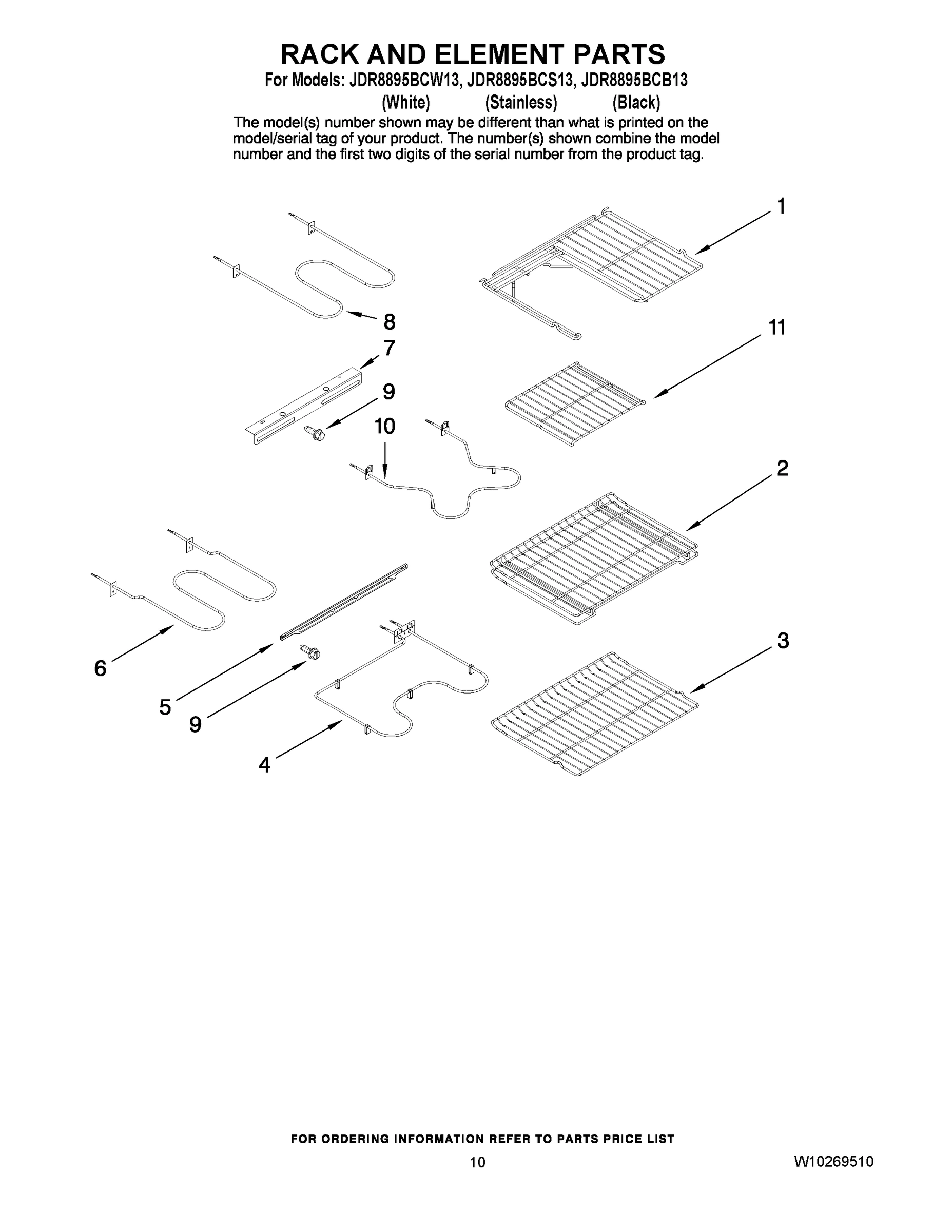 07 - RACK AND ELEMENT PARTS