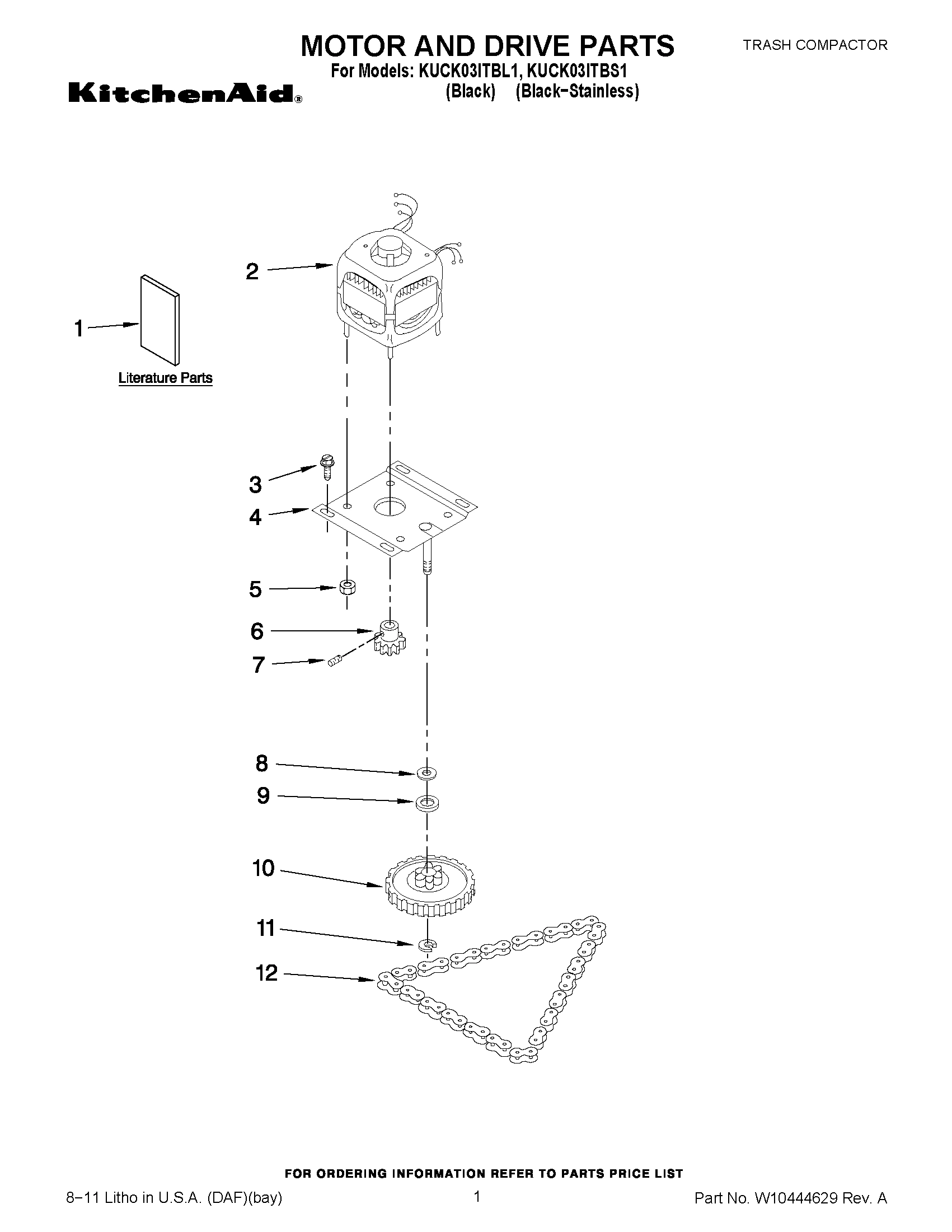 01 - MOTOR AND DRIVE PARTS