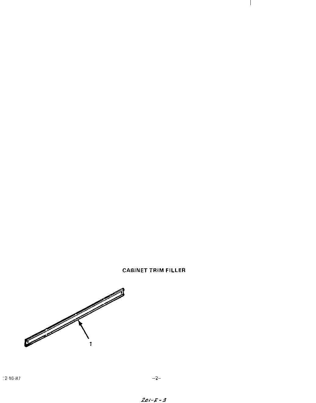 03 - CABINET TRIM FILLER