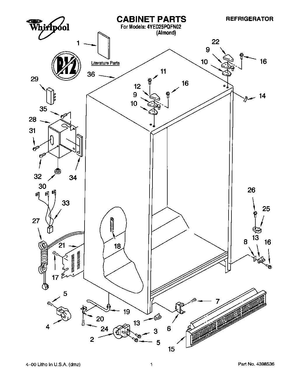 01 - CABINET, LITERATURE