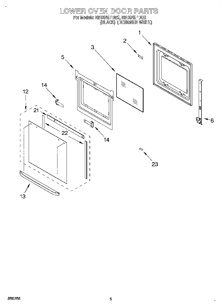 03 - LOWER OVEN DOOR