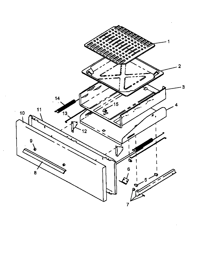 02 - BROILER DOOR ASSY