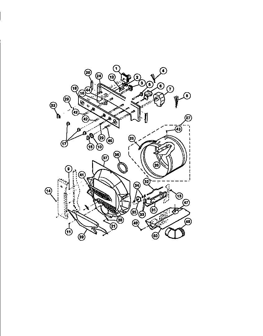 03 - CONTROLS AND DRYER DRUM