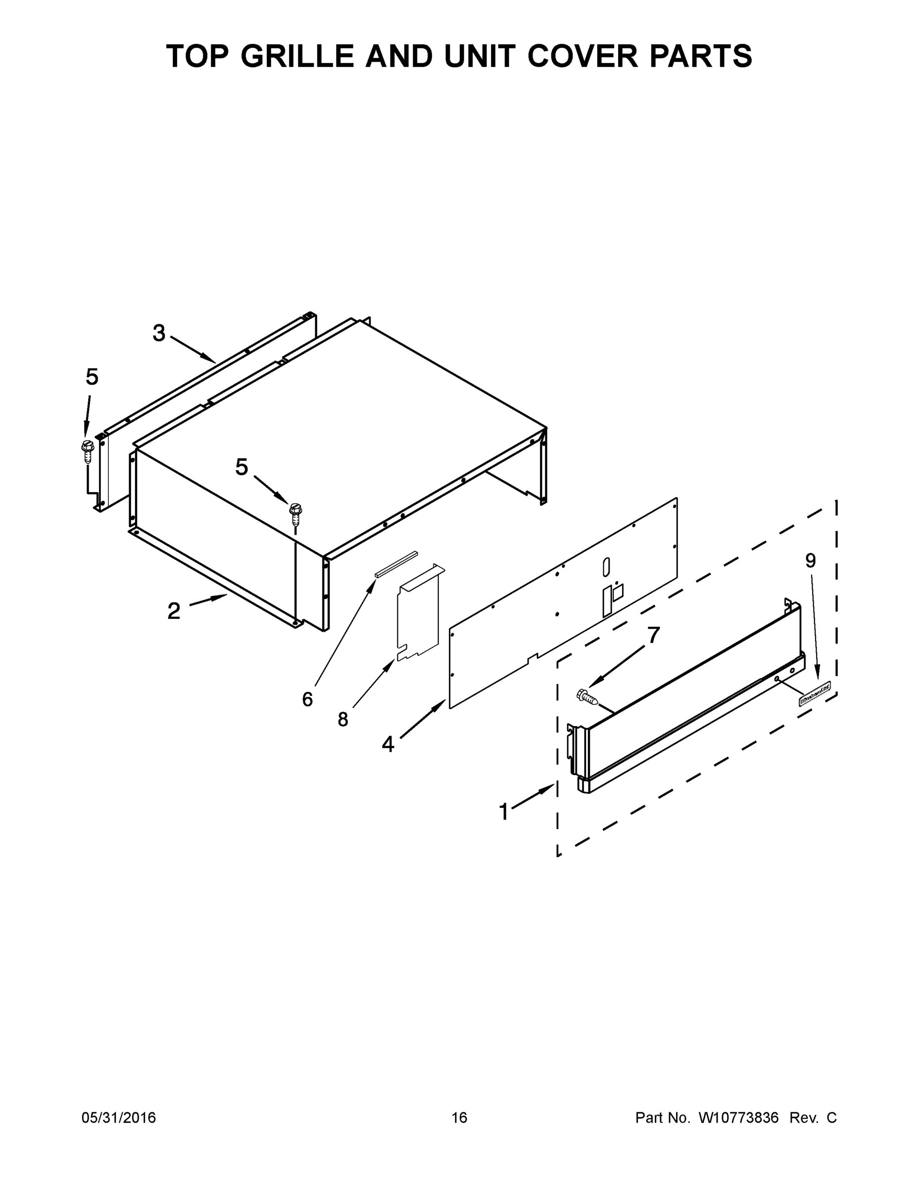 09 - TOP GRILLE AND UNIT COVER PARTS