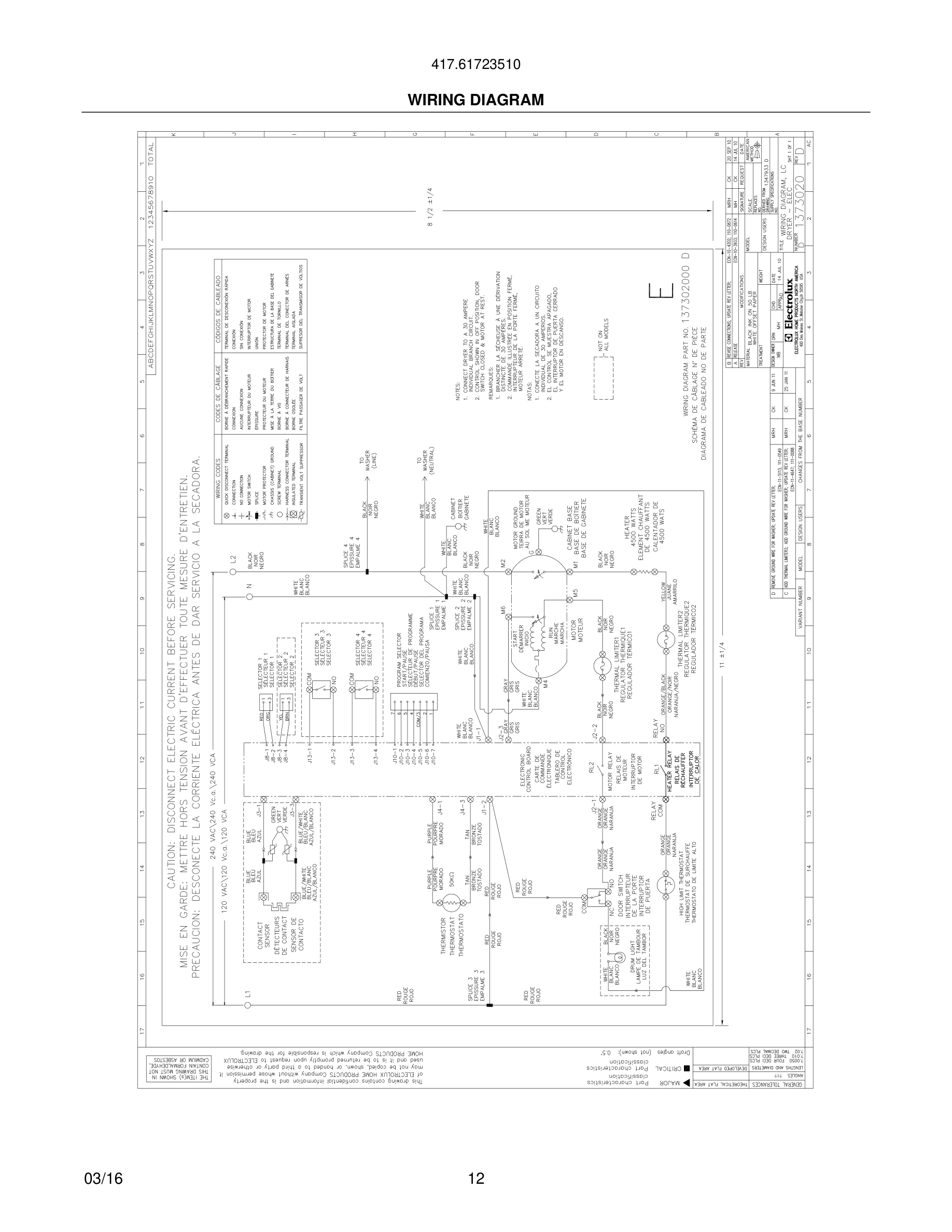 12 - WIRING DIAGRAM