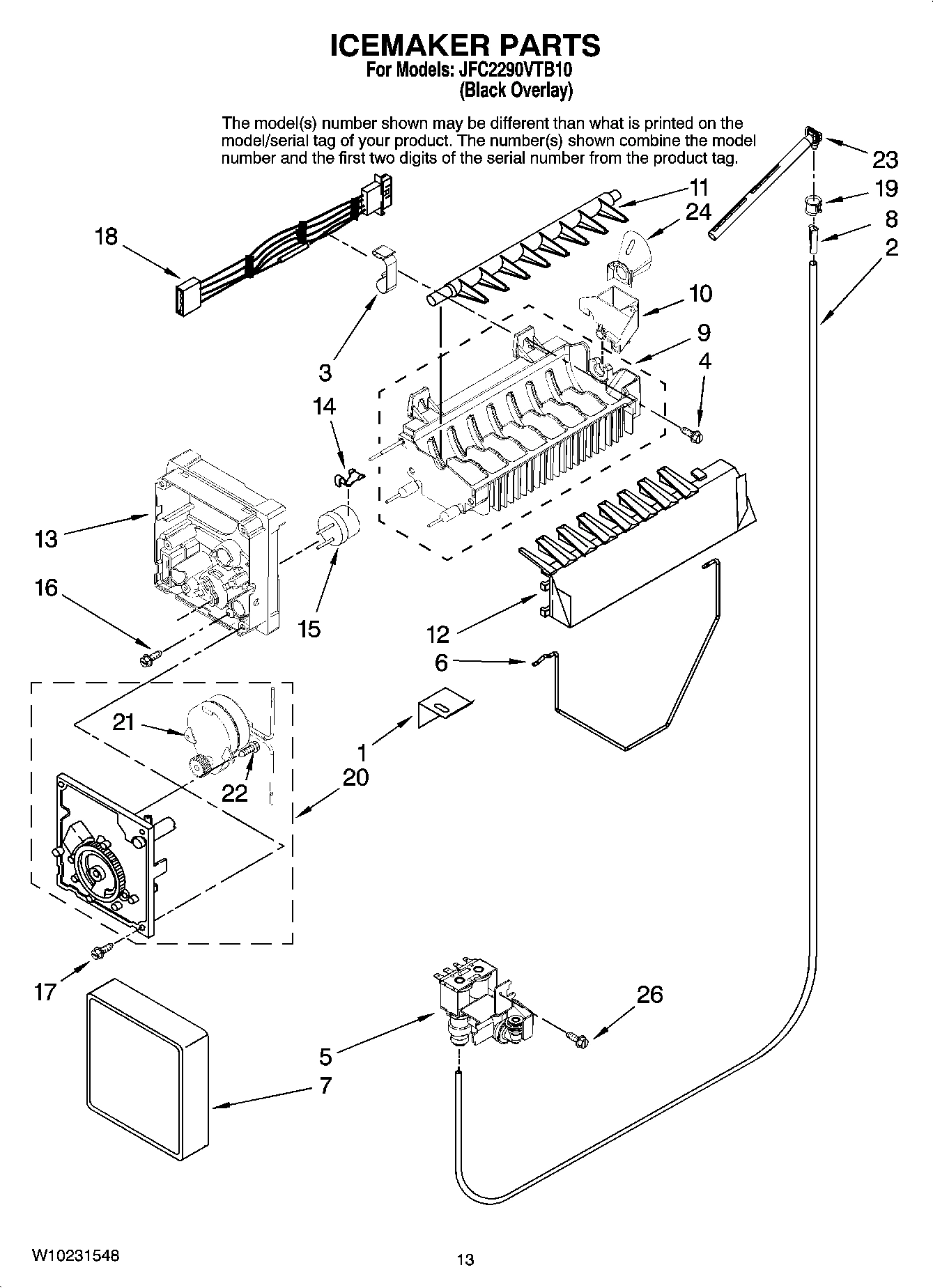 07 - ICEMAKER PARTS