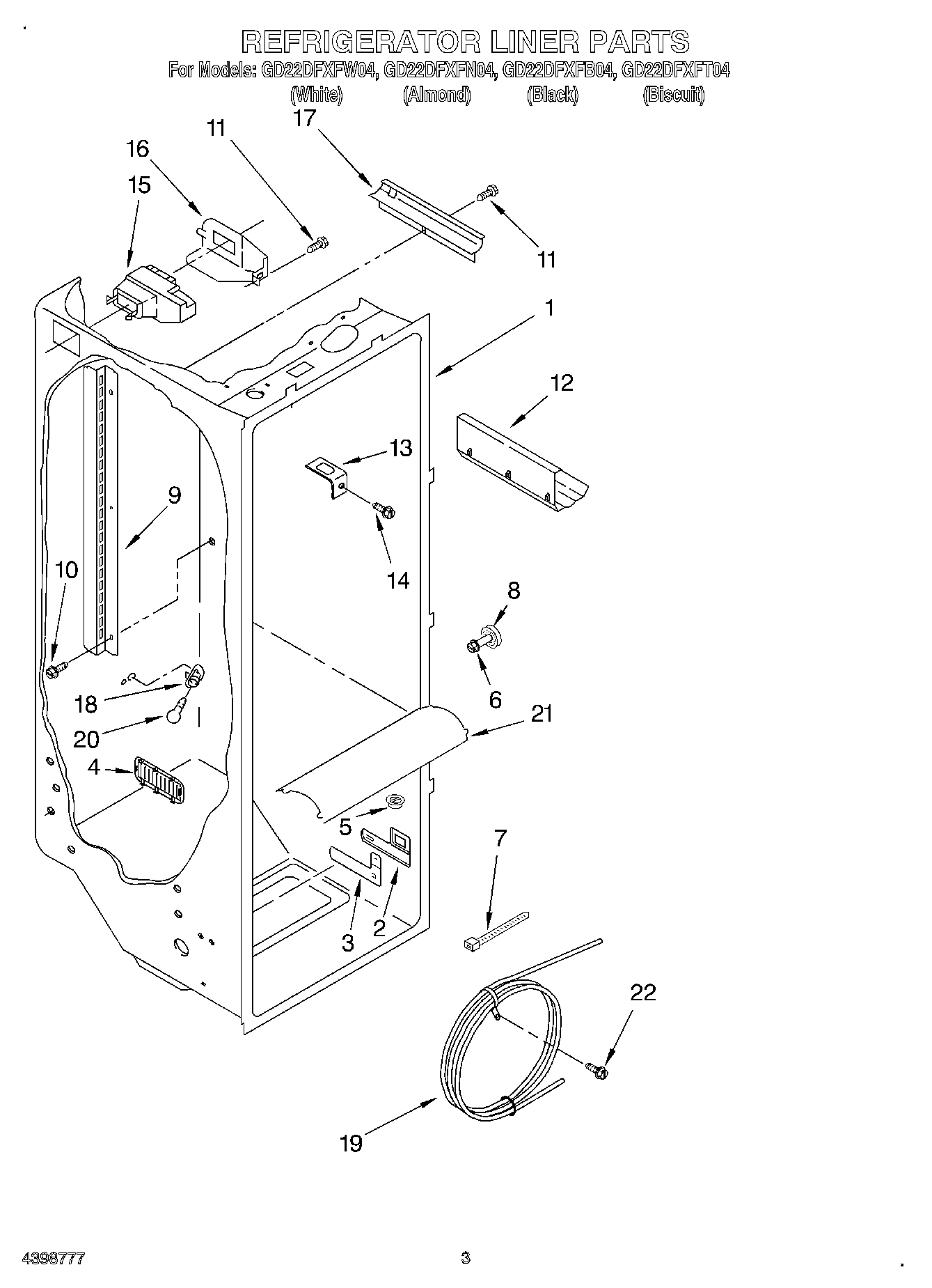 02 - REFRIGERATOR LINER