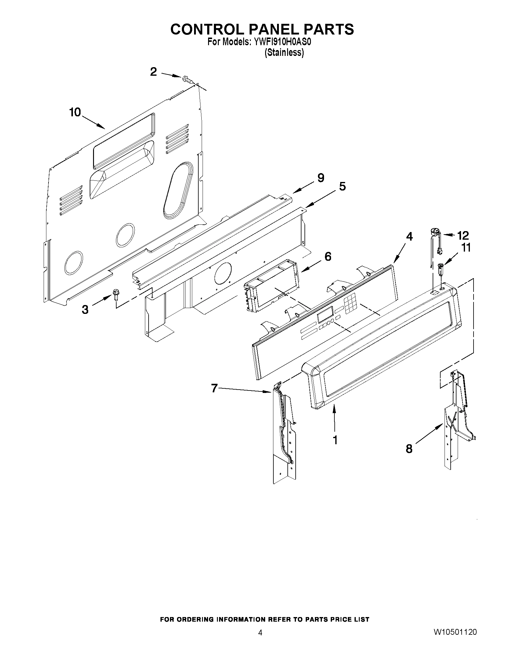 03 - CONTROL PANEL PARTS