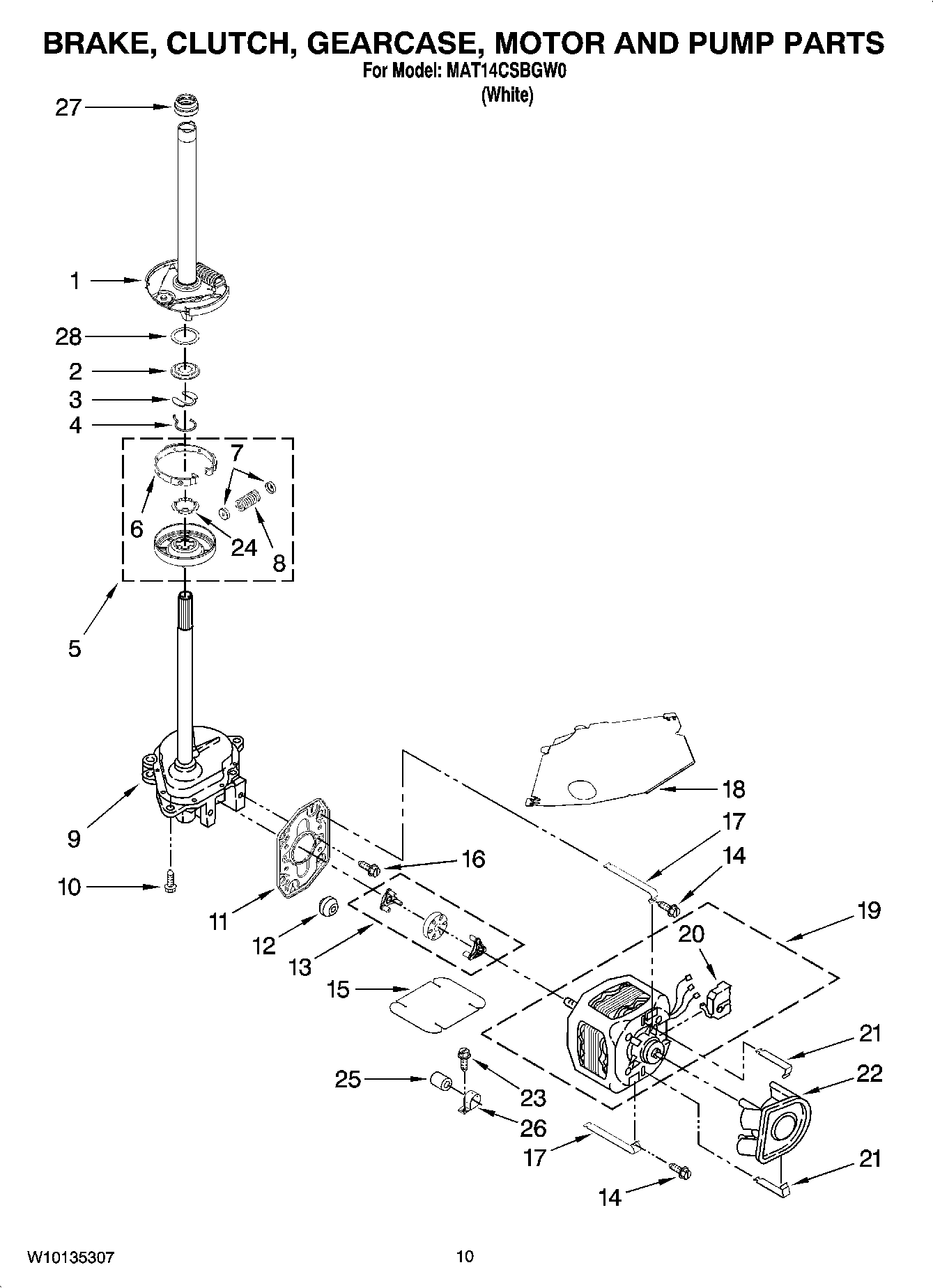 06 - BRAKE, CLUTCH, GEARCASE, MOTOR AND PUMP PARTS