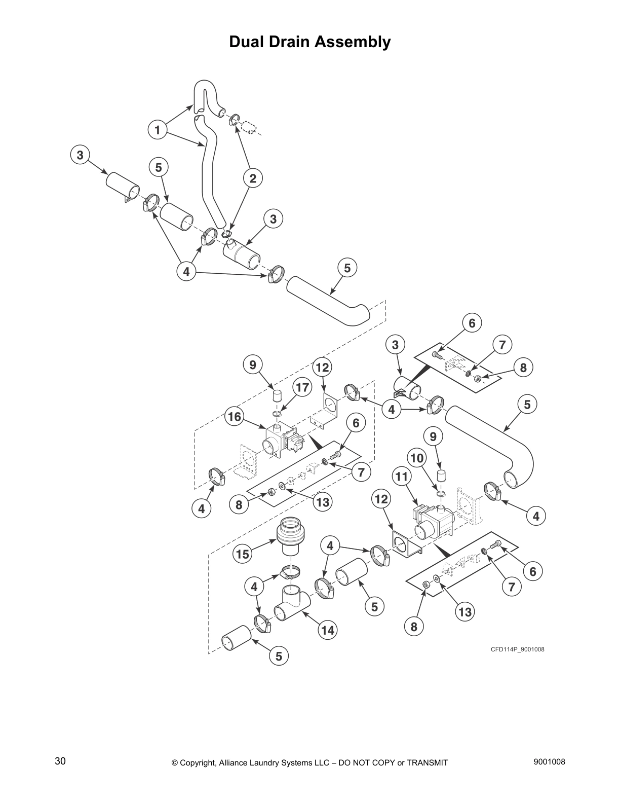 Dual Drain Assembly