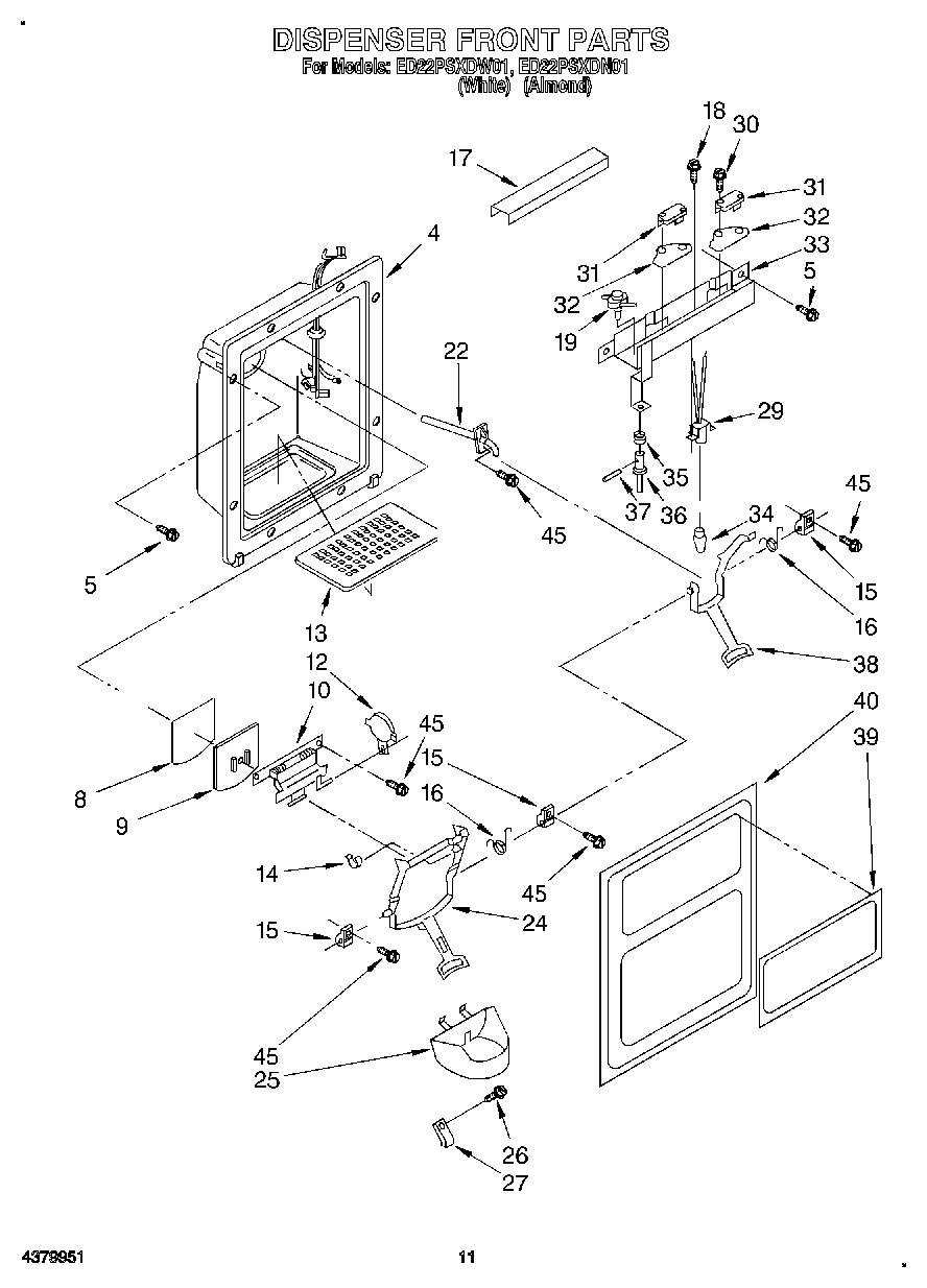 08 - DISPENSER FRONT