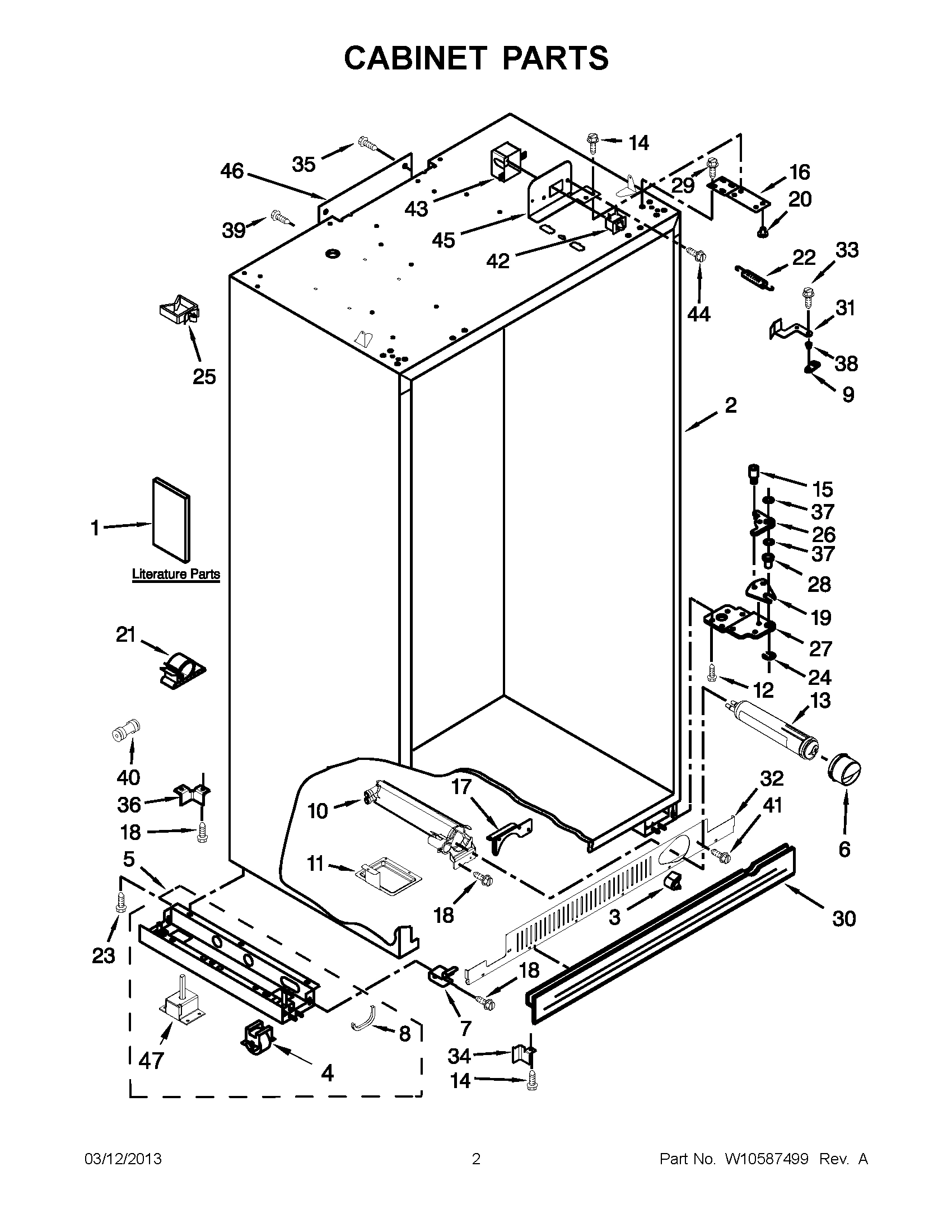 01 - CABINET PARTS
