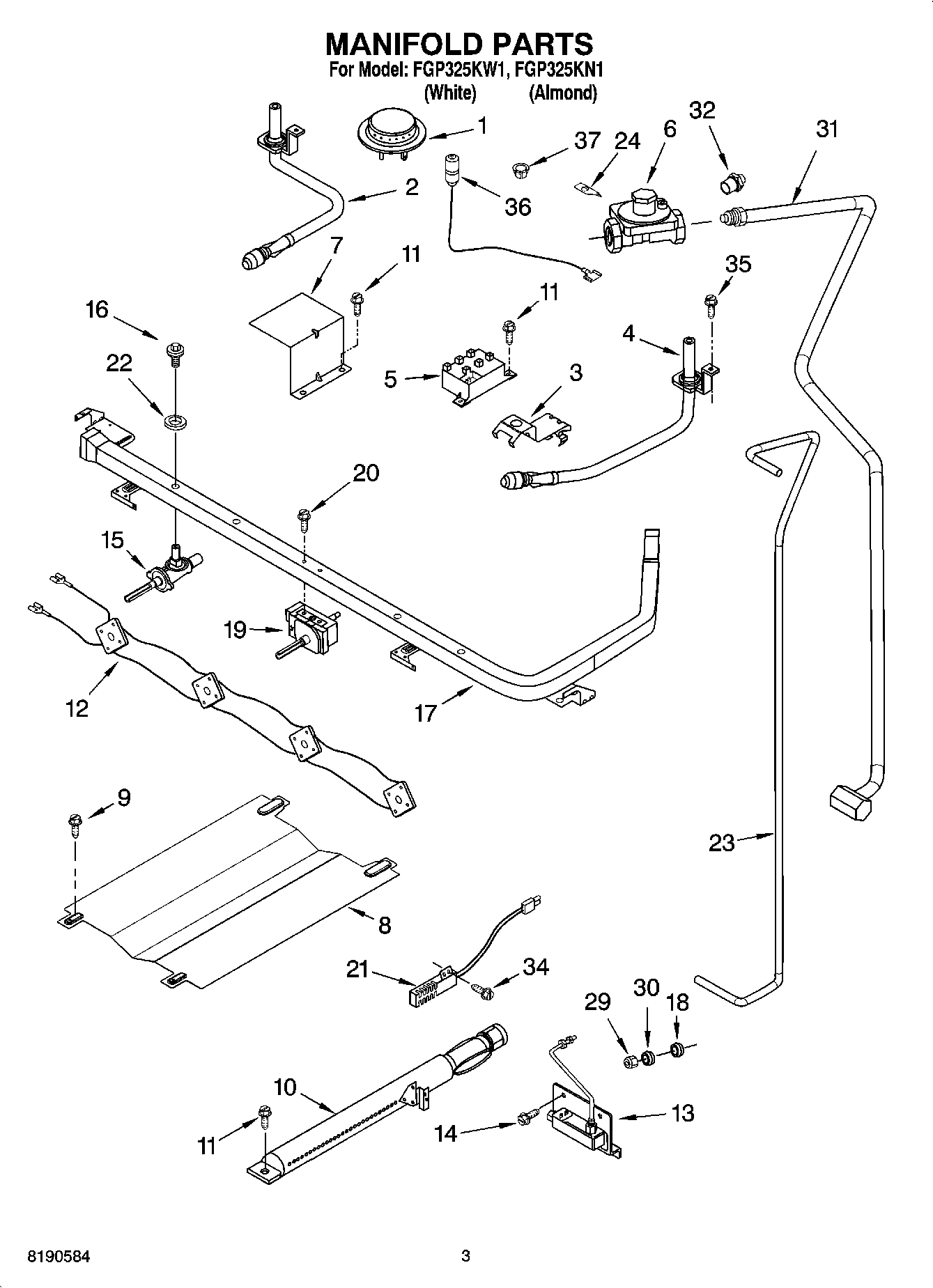 03 - MANIFOLD PARTS