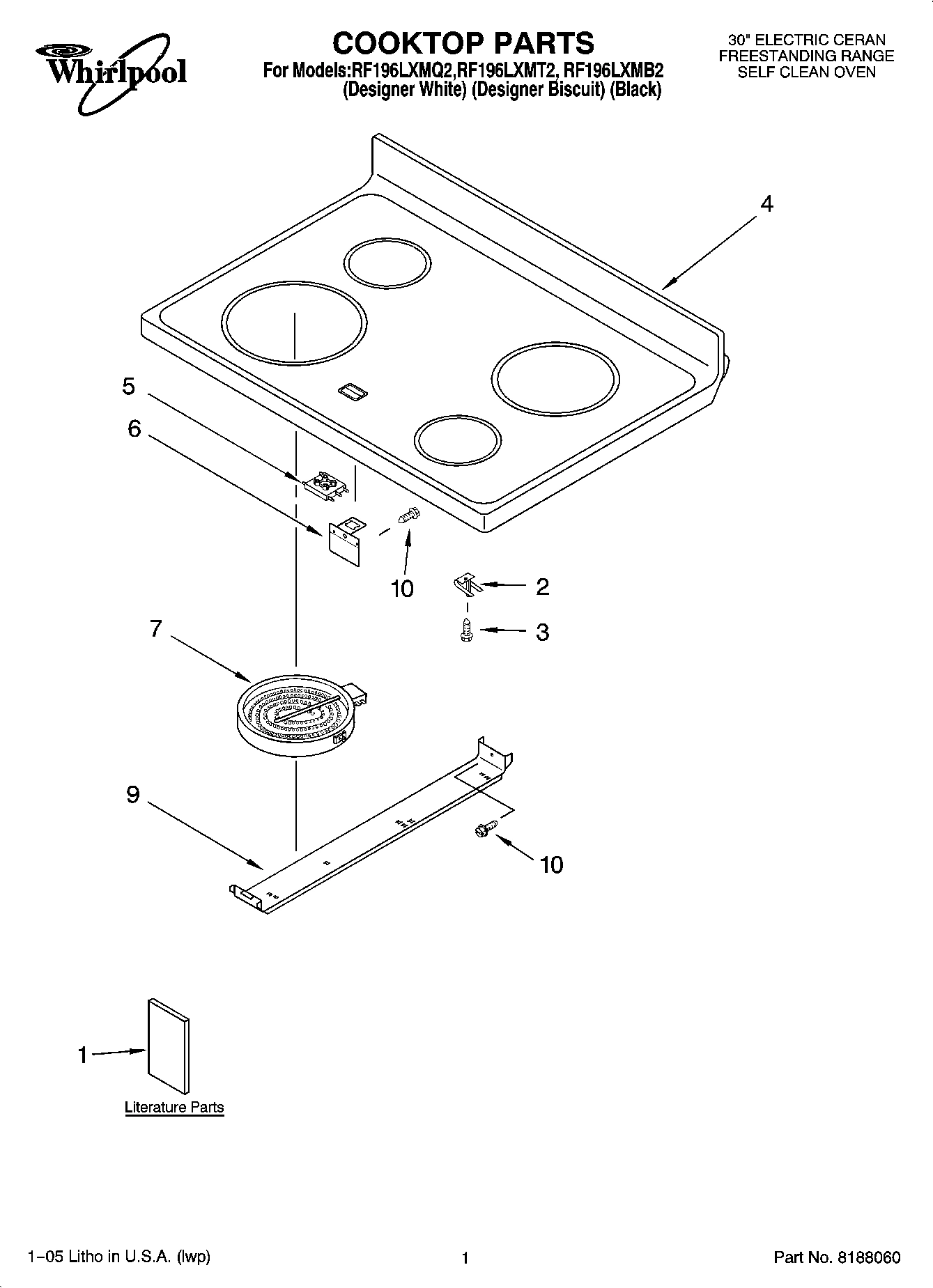01 - COOKTOP PARTS