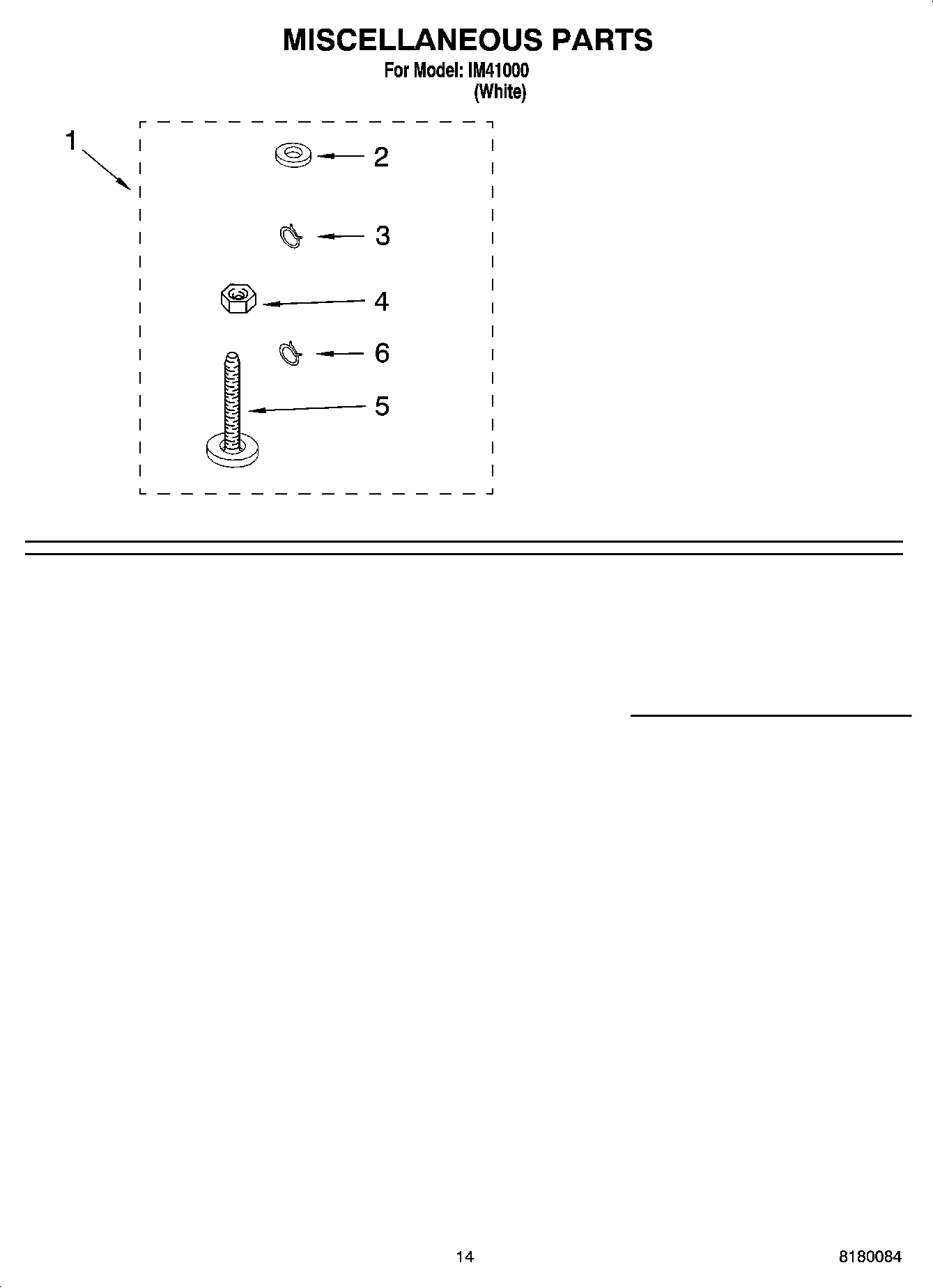 10 - MISCELLANEOUS PARTS, OPTIONAL PARTS (NOT INCLUDED)