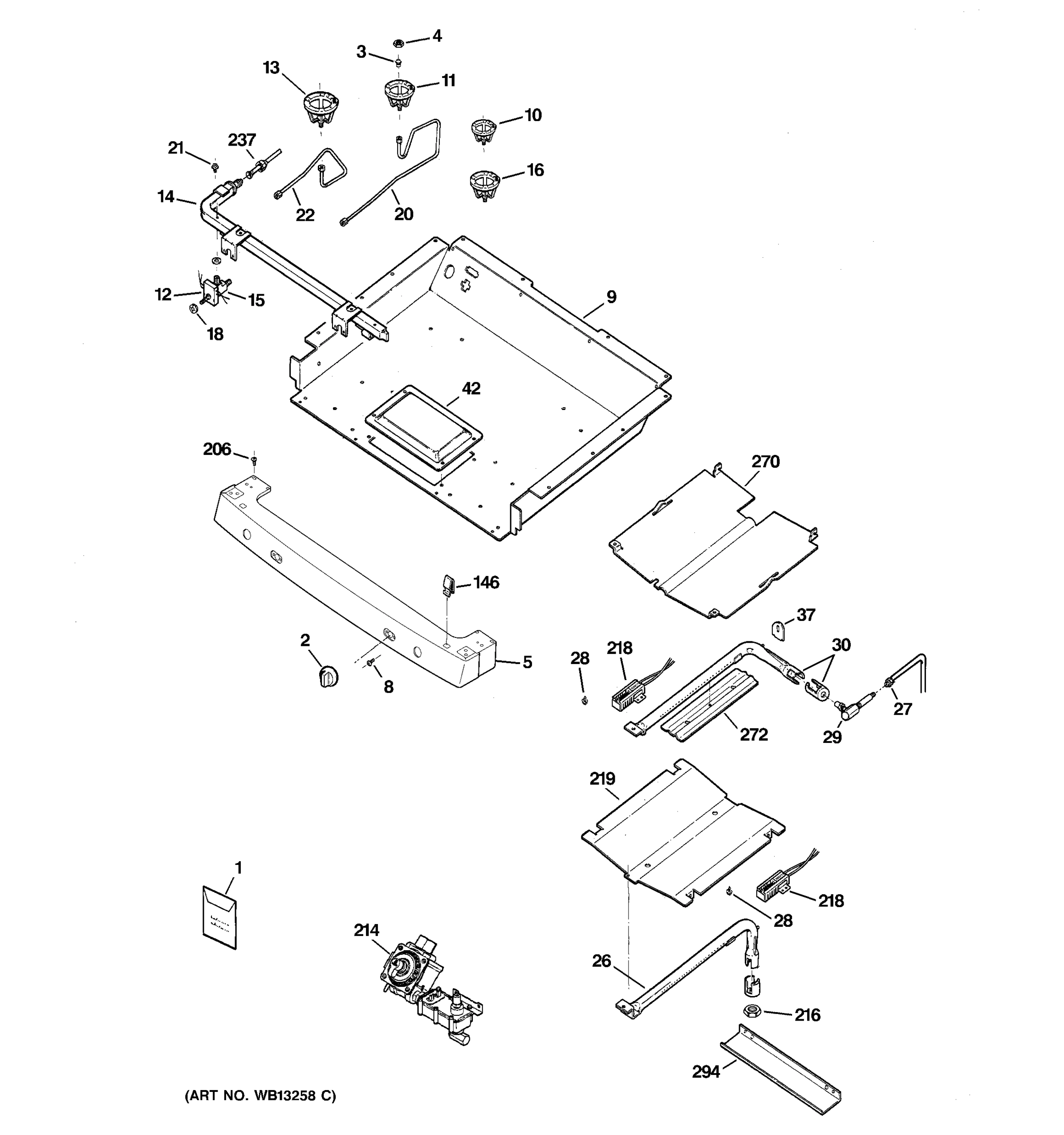 GAS & BURNER PARTS