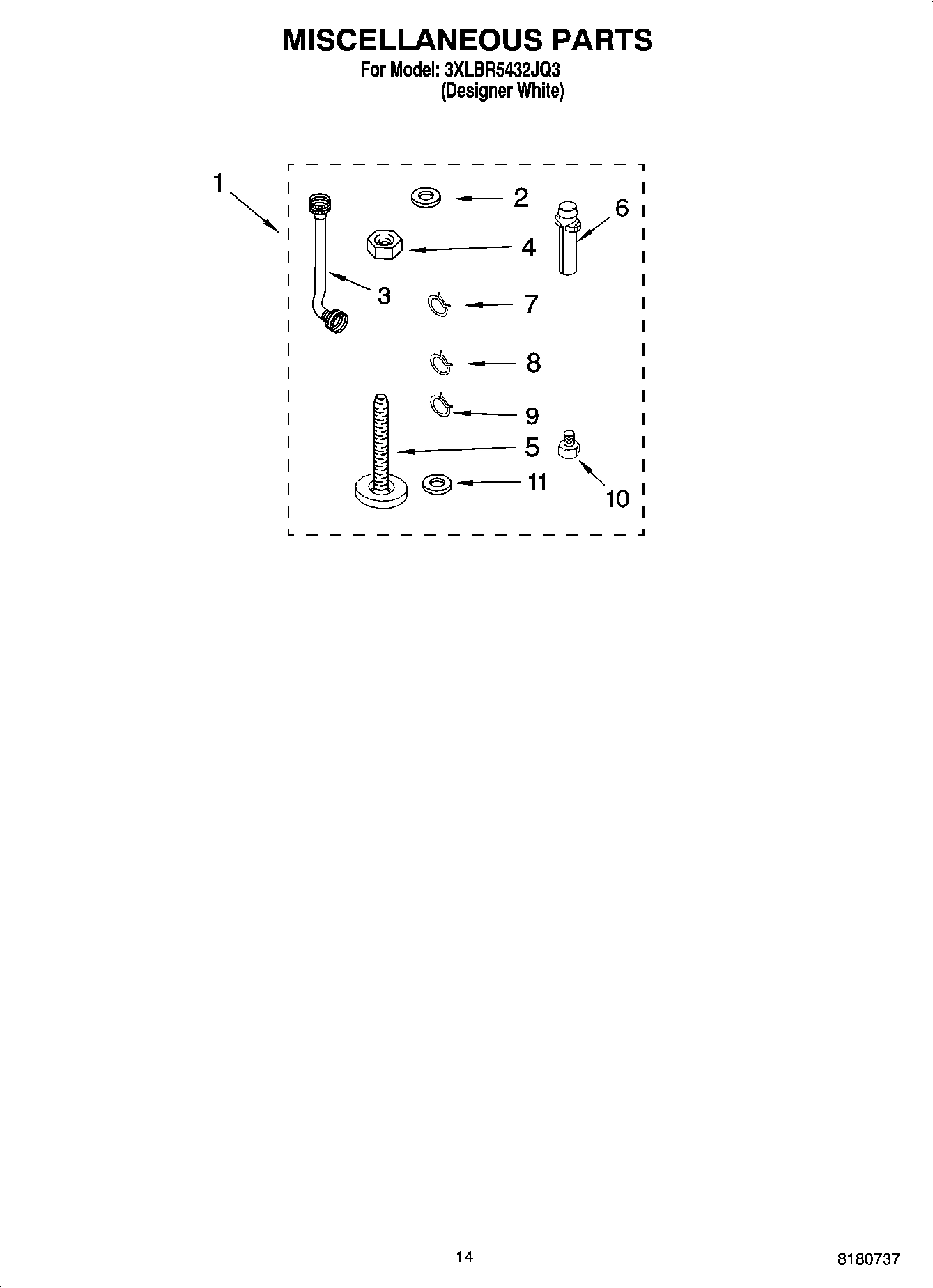 10 - MISCELLANEOUS PARTS, OPTIONAL PARTS (NOT INCLUDED)