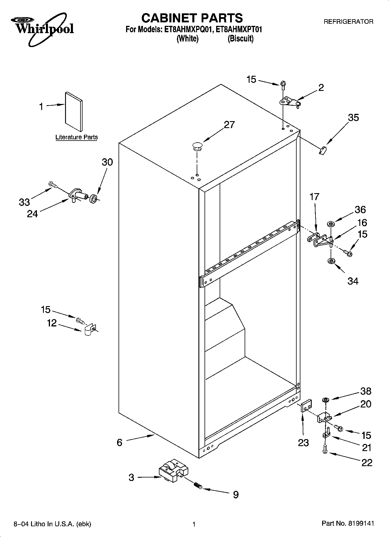 01 - CABINET PARTS