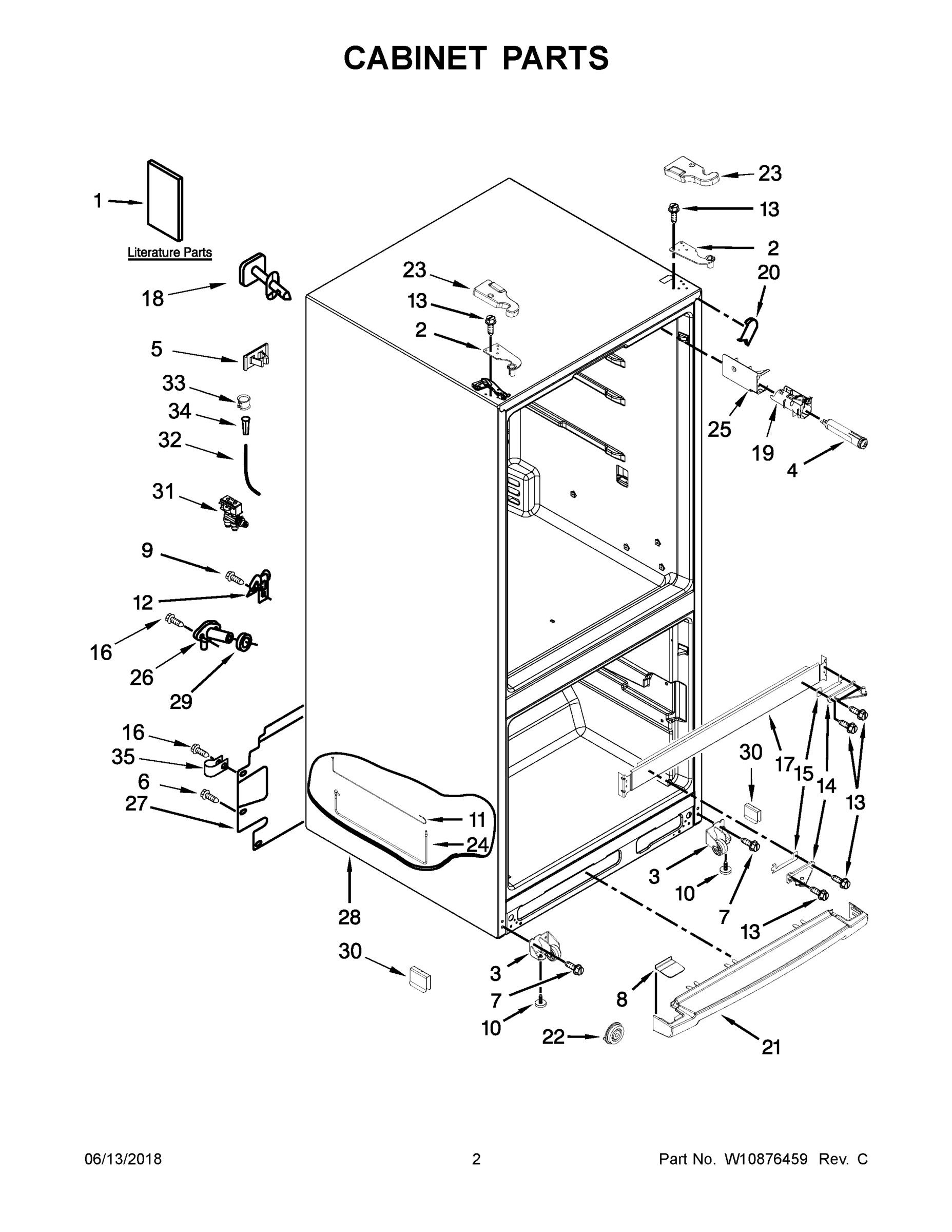 02 - CABINET PARTS