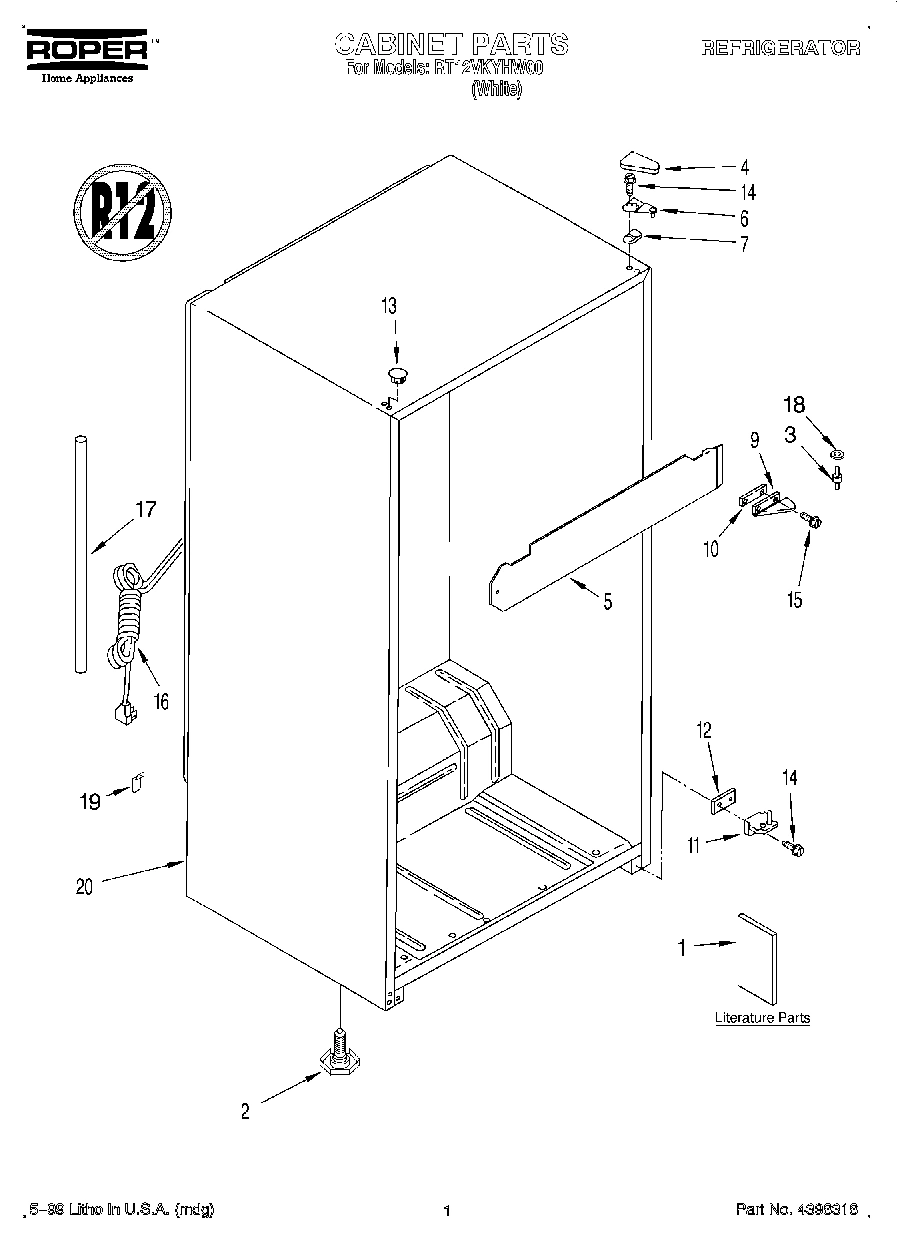 01 - CABINET, LITERATURE