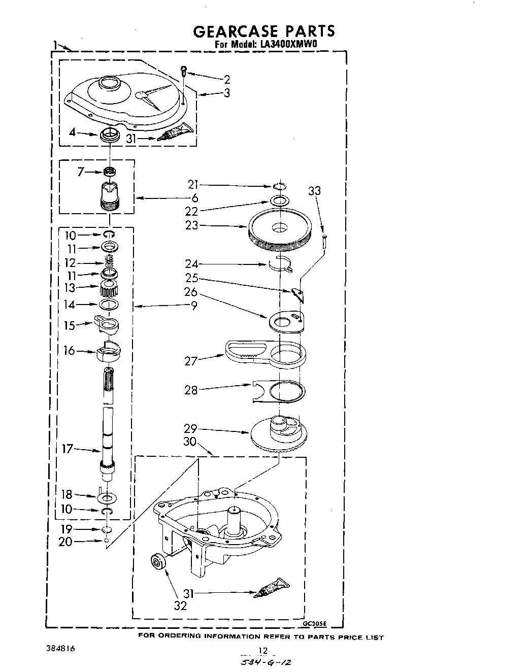 10 - GEARCASE PARTS