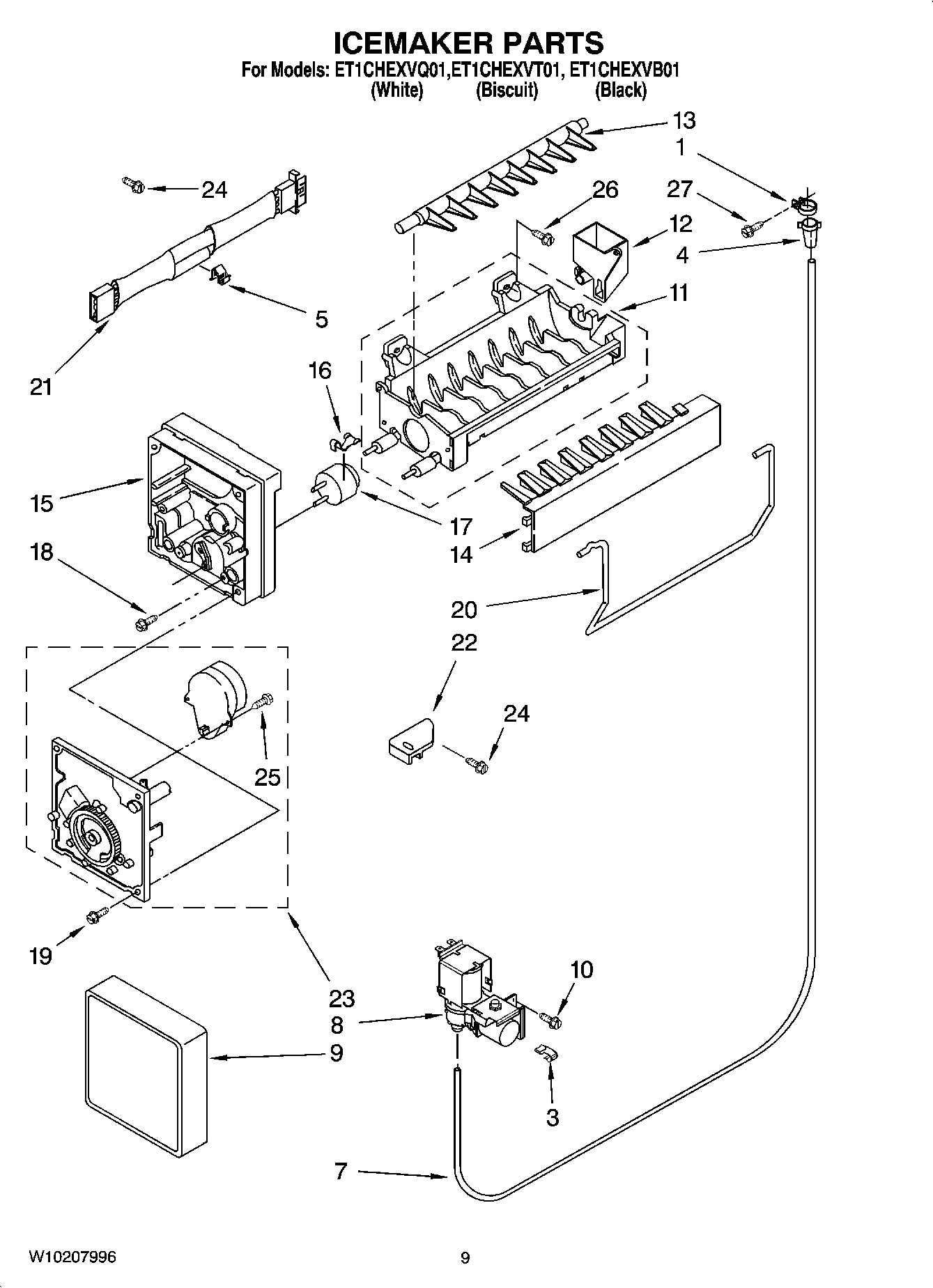 05 - ICEMAKER PARTS