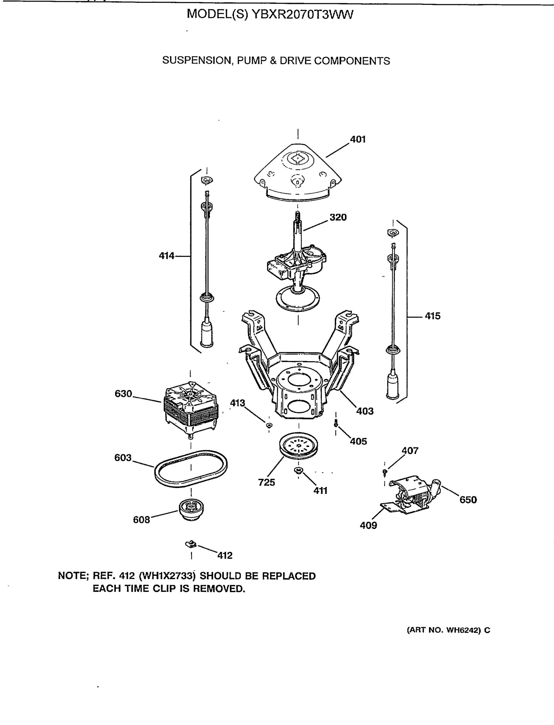 SUSPENSION, PUMP & DRIVE COMPONENTS