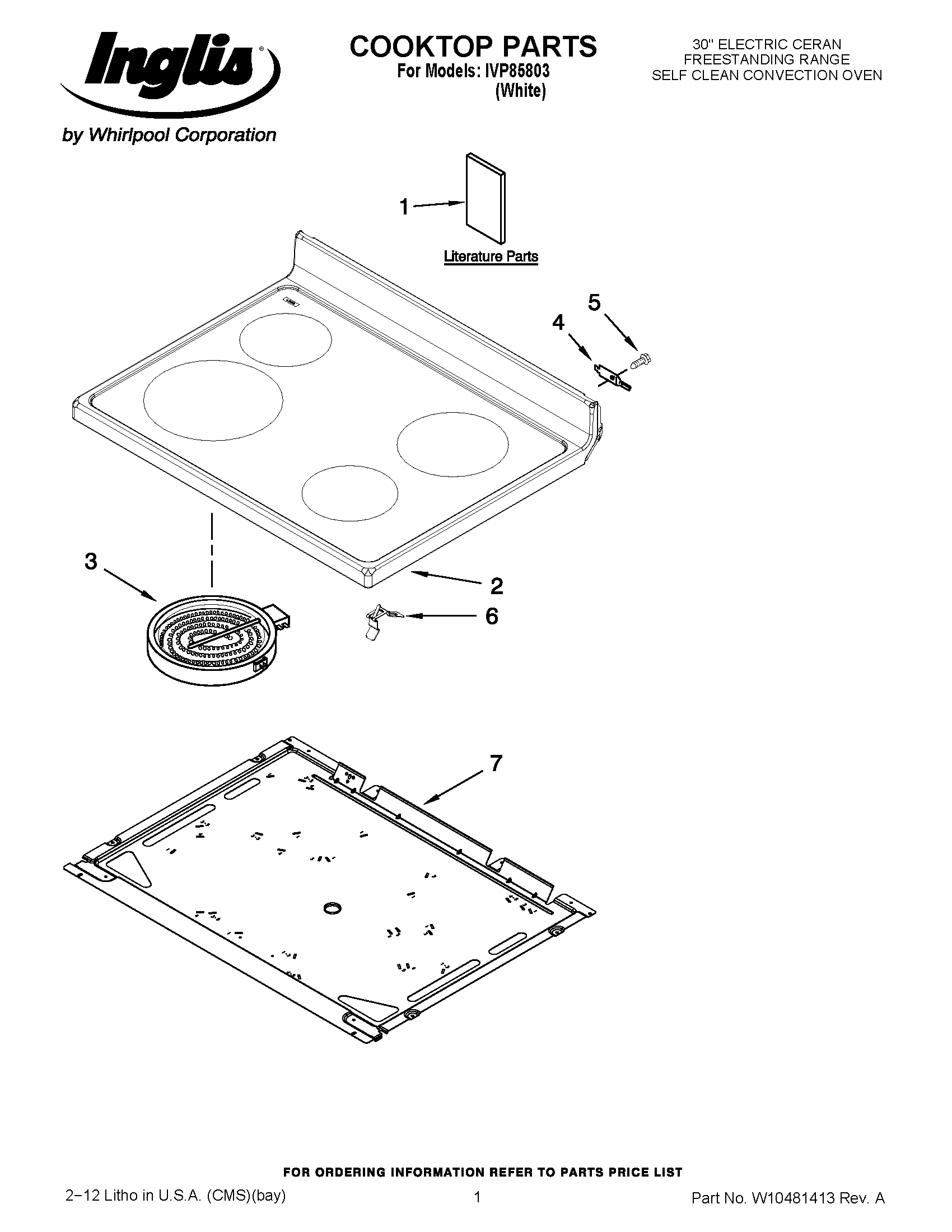 01 - COOKTOP PARTS