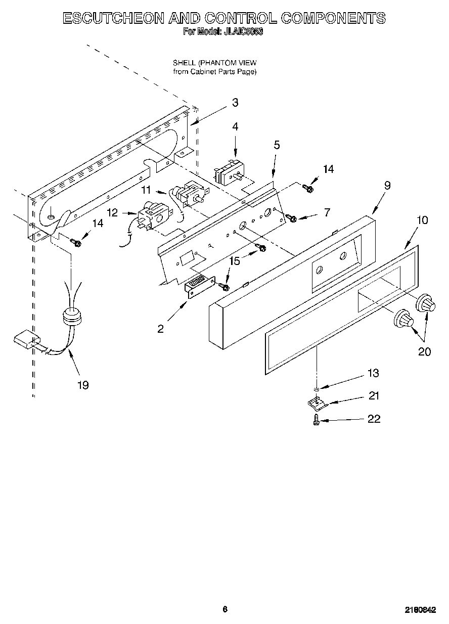04 - ESCUTCHEON AND CONTROL COMPONENTS