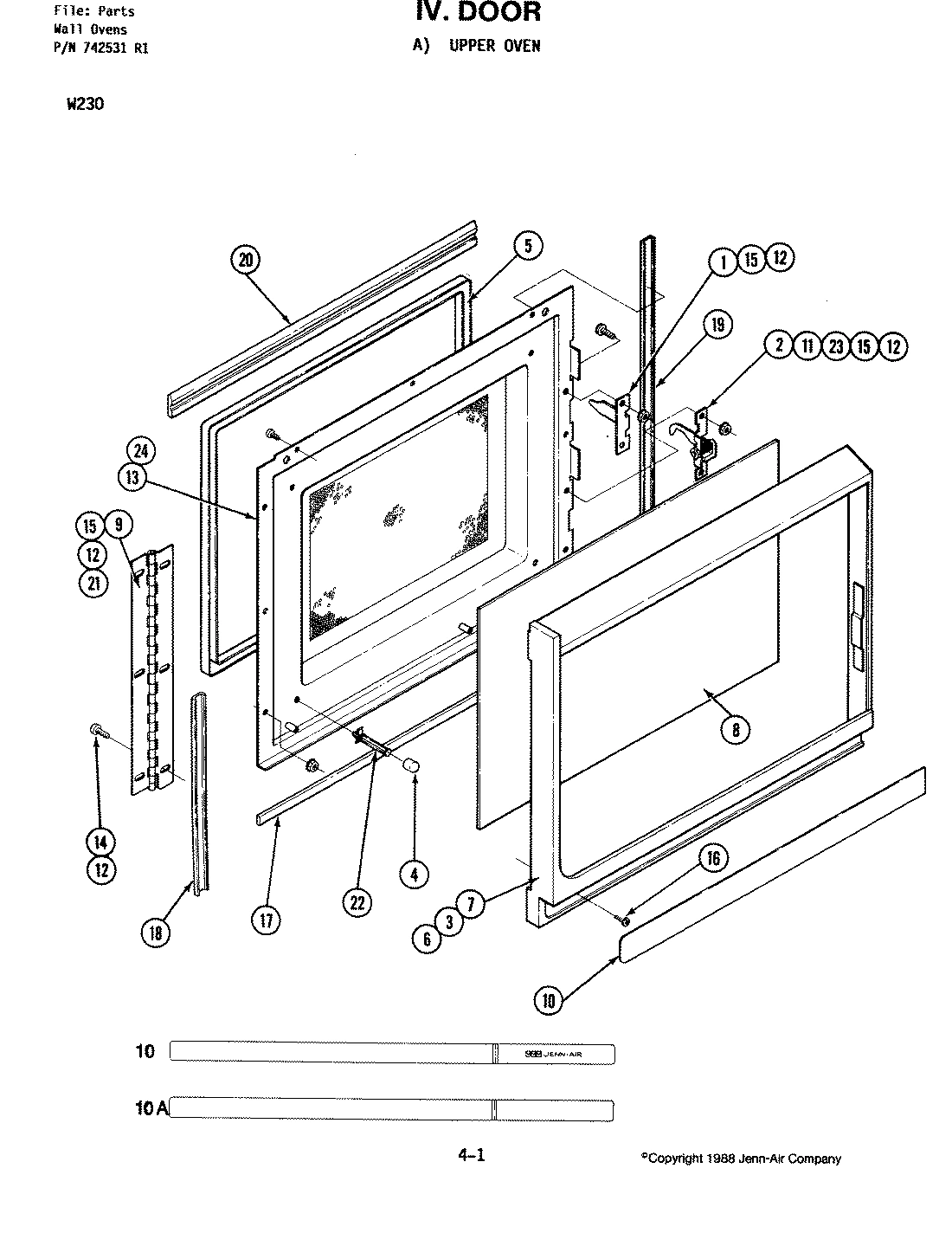 10 - DOOR (UPPER M130)