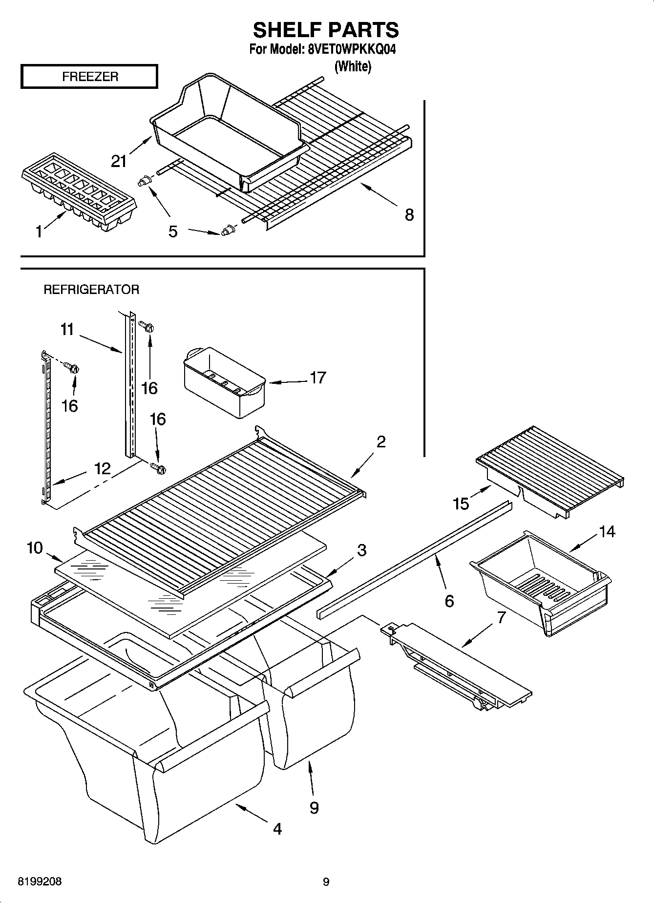 05 - SHELF PARTS, OPTIONAL PARTS