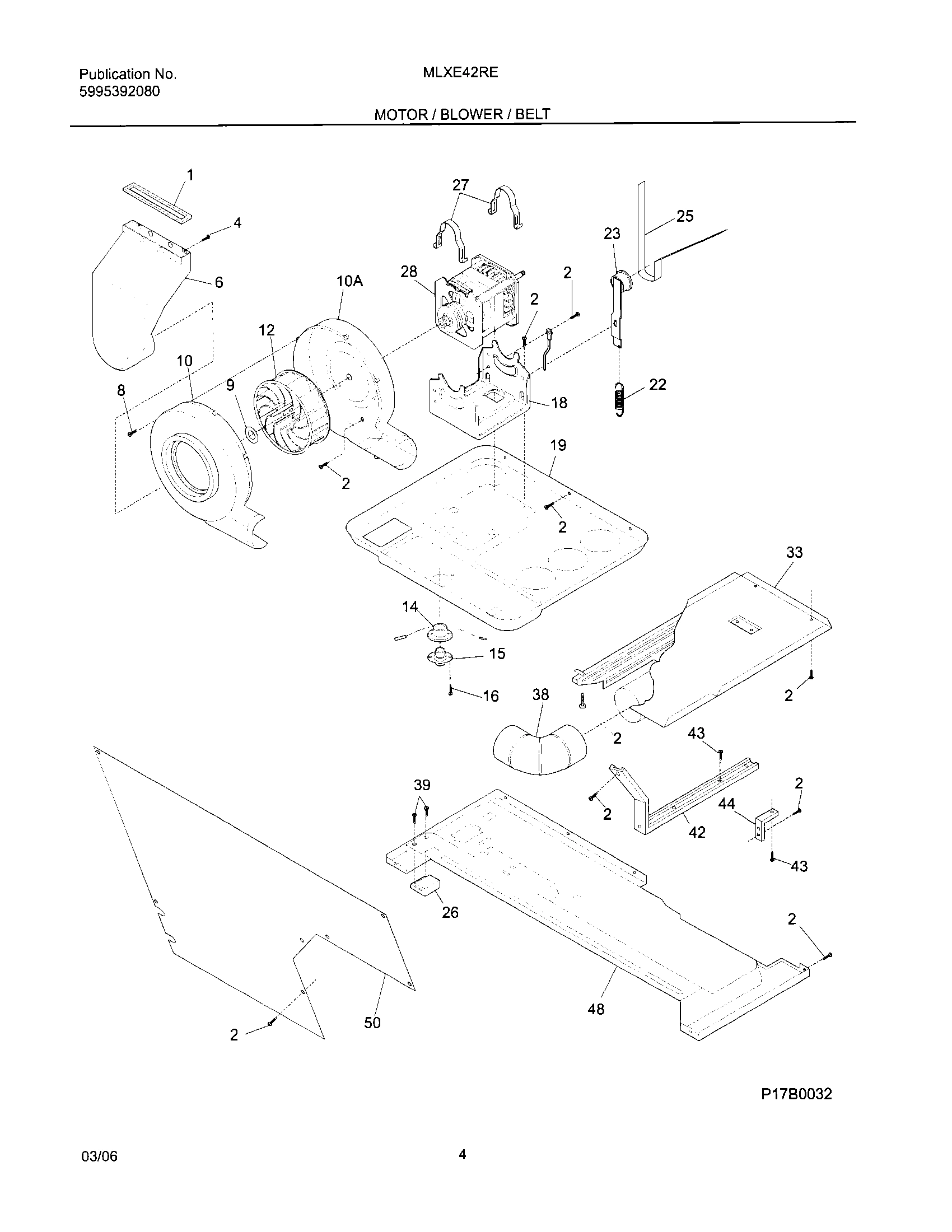 05 - MOTOR/BLOWER/BELT