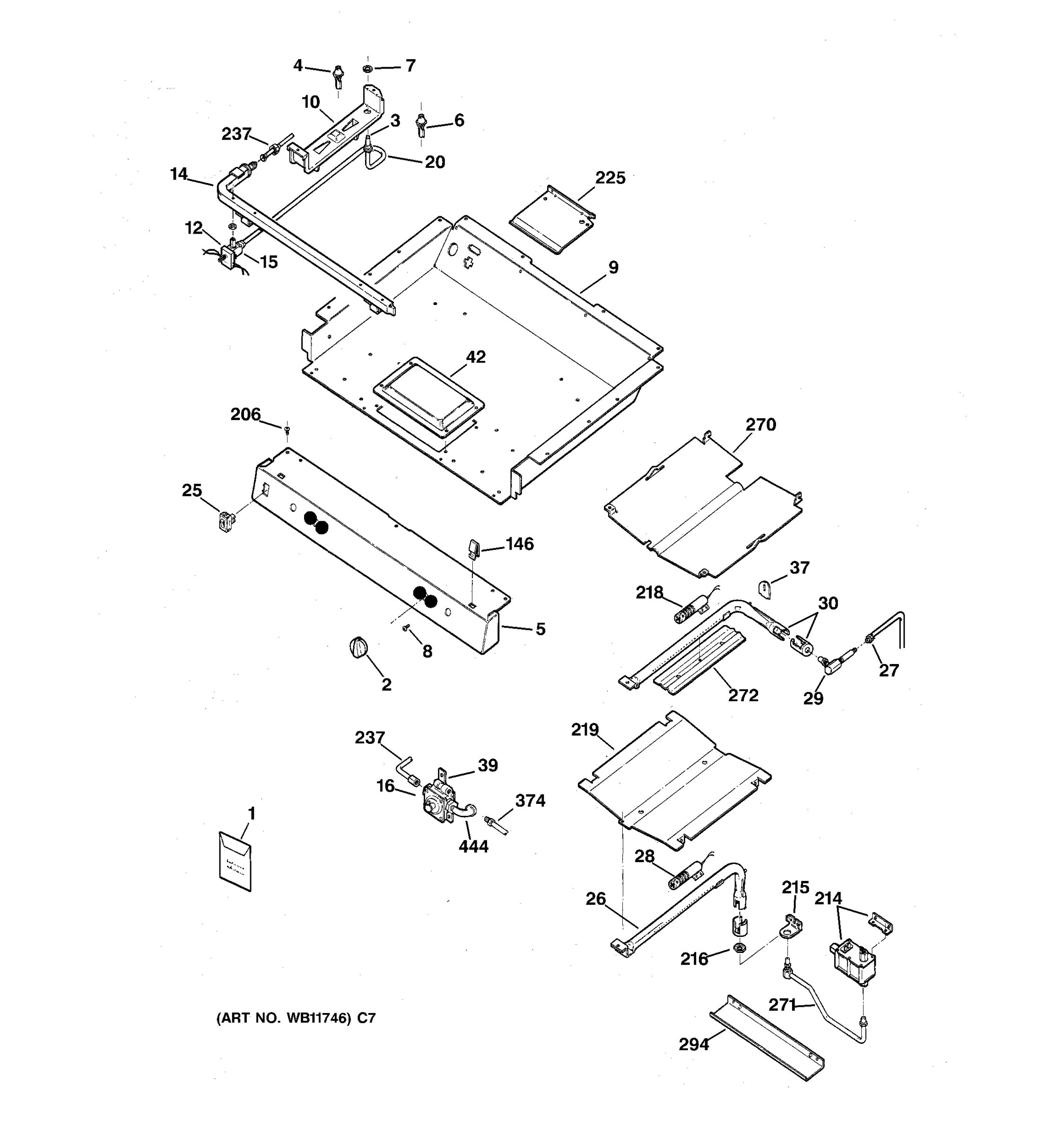 GAS BURNER PARTS