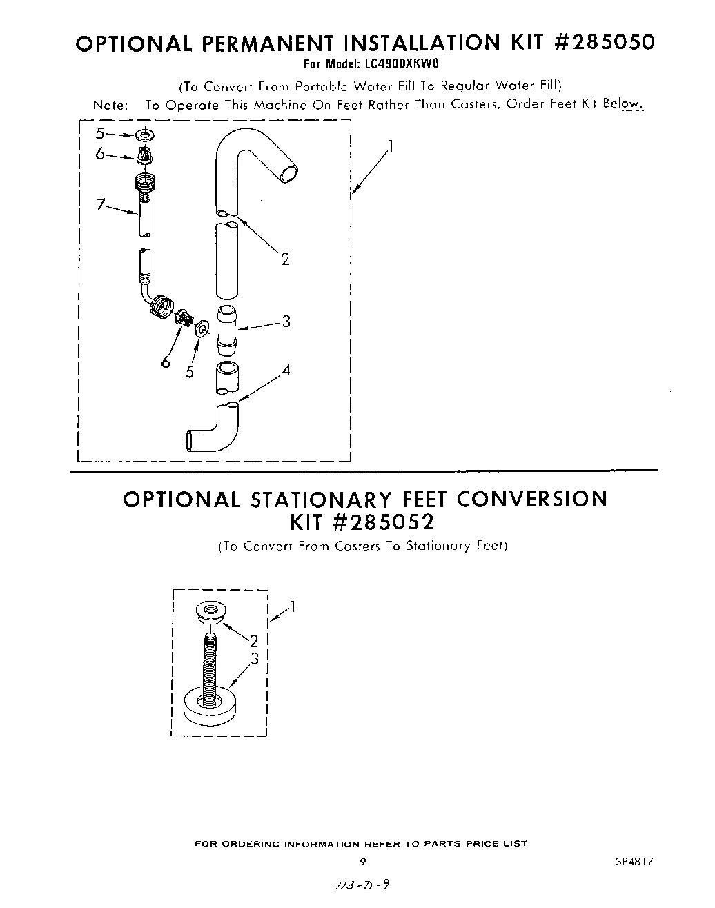 07 - PERMANENT INSTALLATION KIT , STATIO