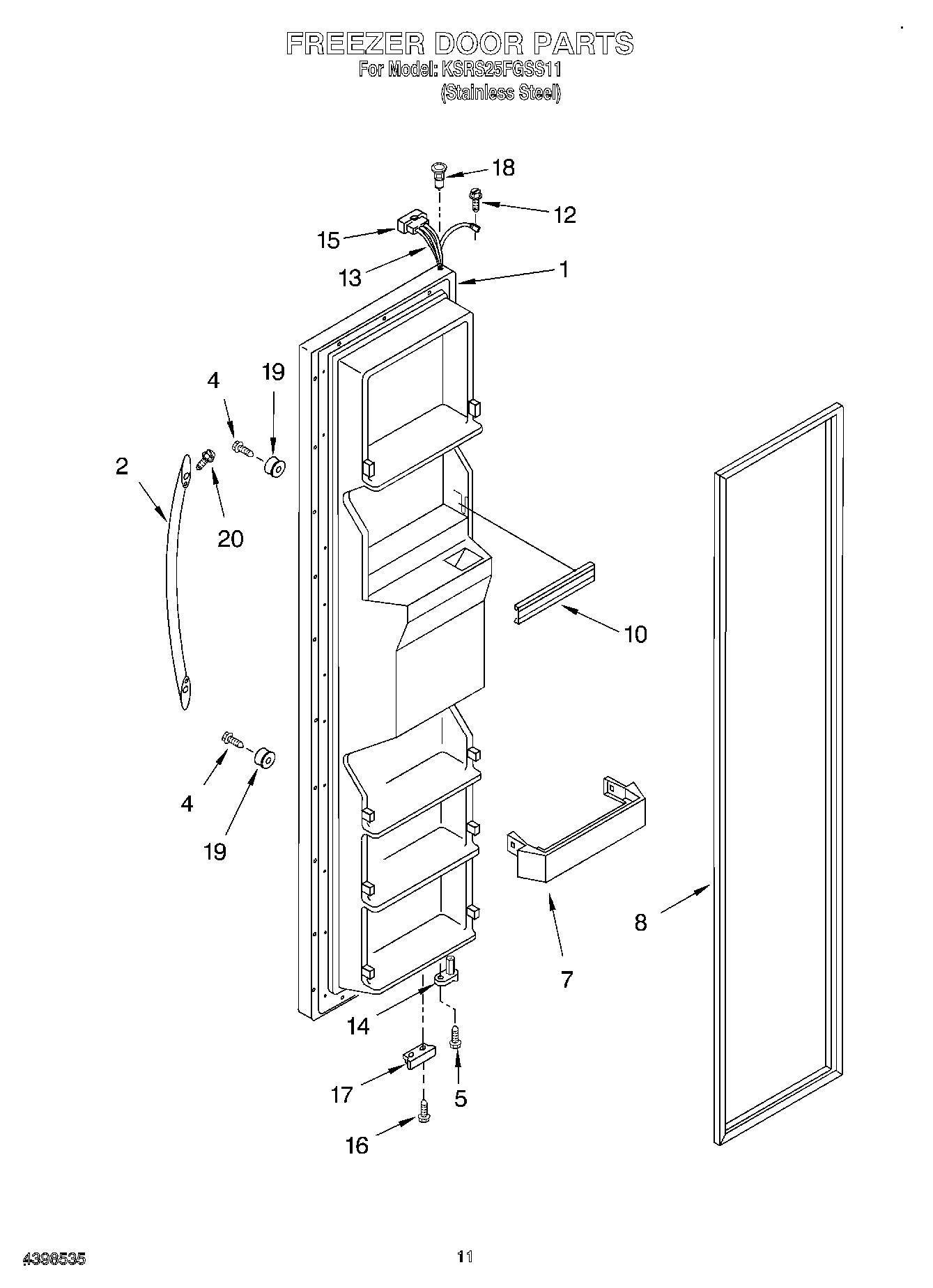 07 - FREEZER DOOR