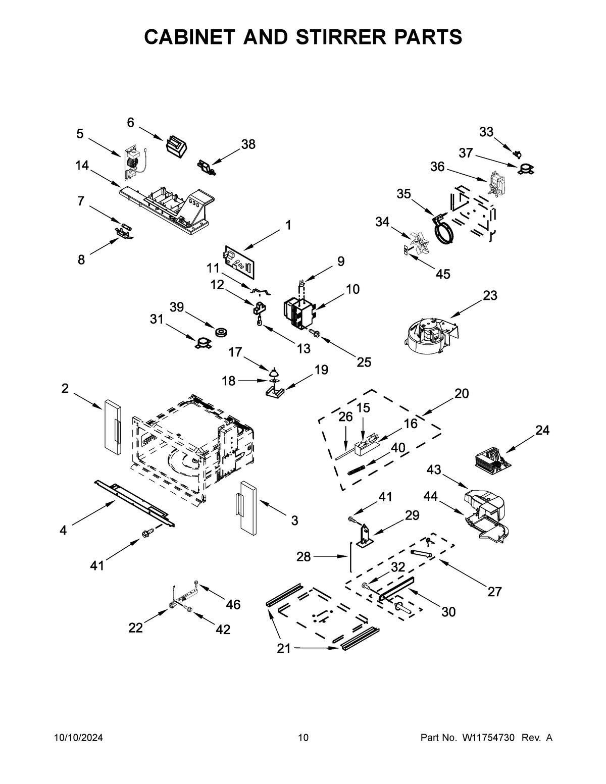 06 - CABINET AND STIRRER PARTS