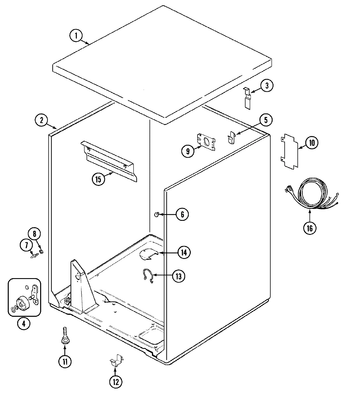 01 - CABINET CDE/CDG6000Q