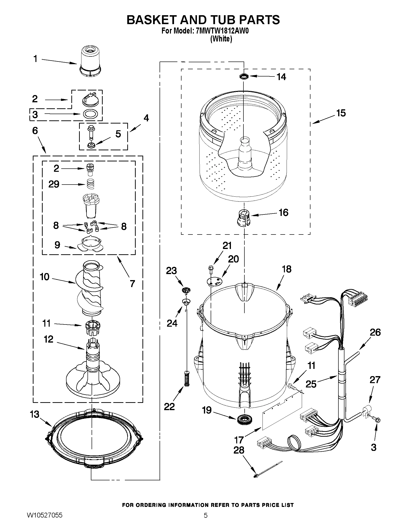 03 - BASKET AND TUB PARTS