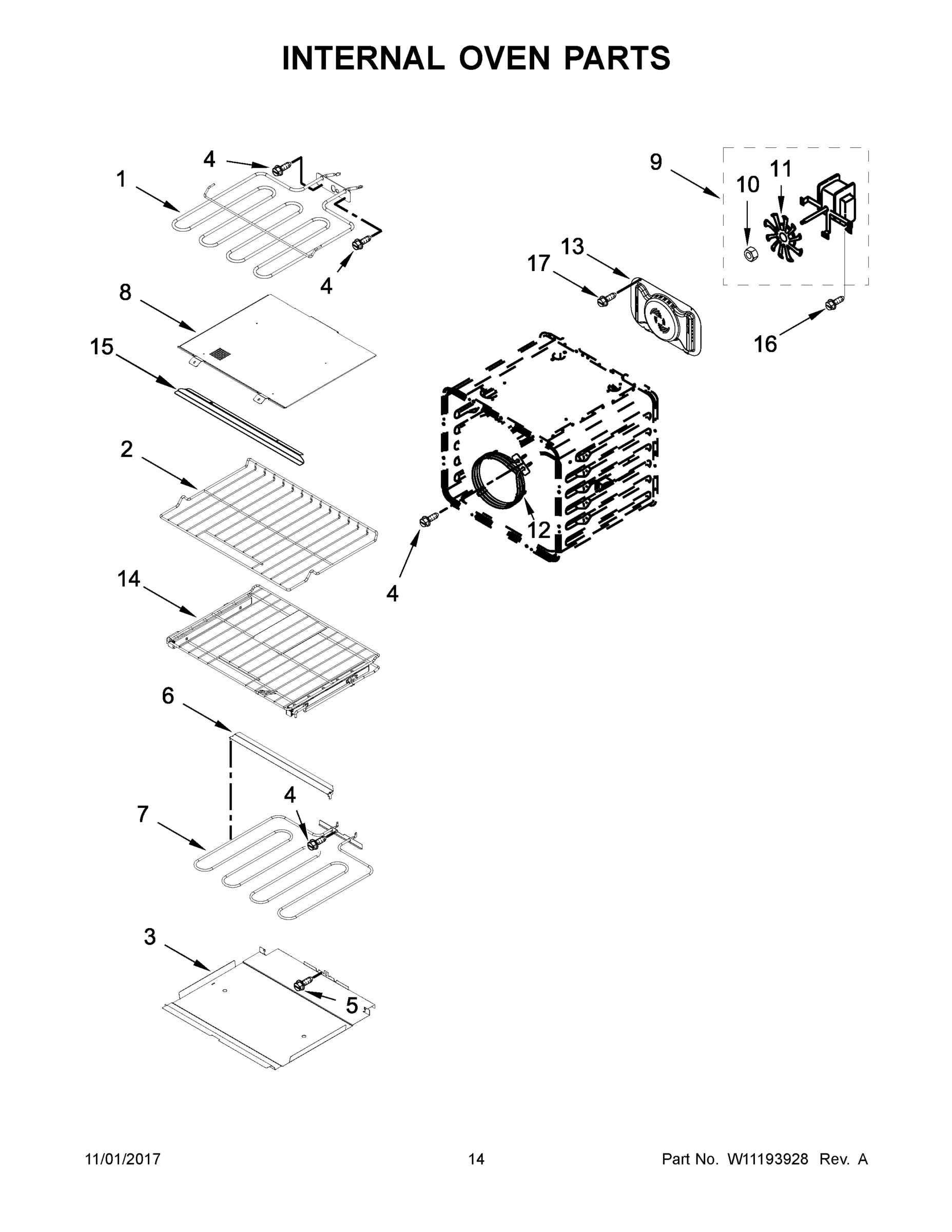 08 - INTERNAL OVEN PARTS