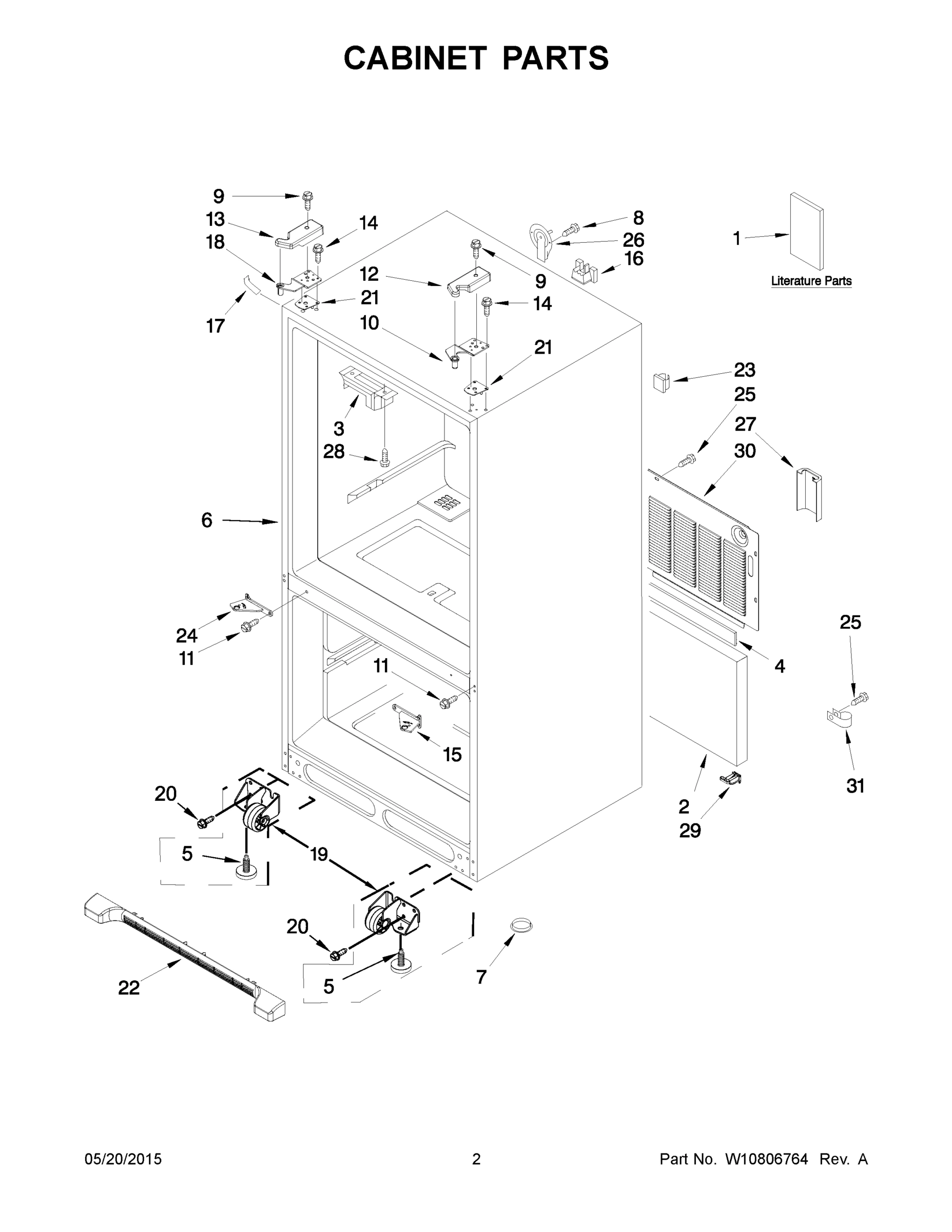 02 - CABINET PARTS