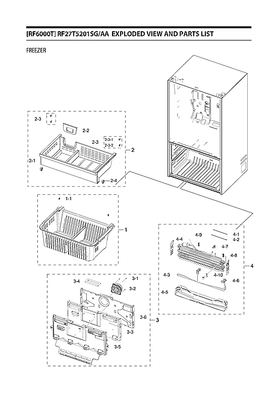 FREEZER PARTS