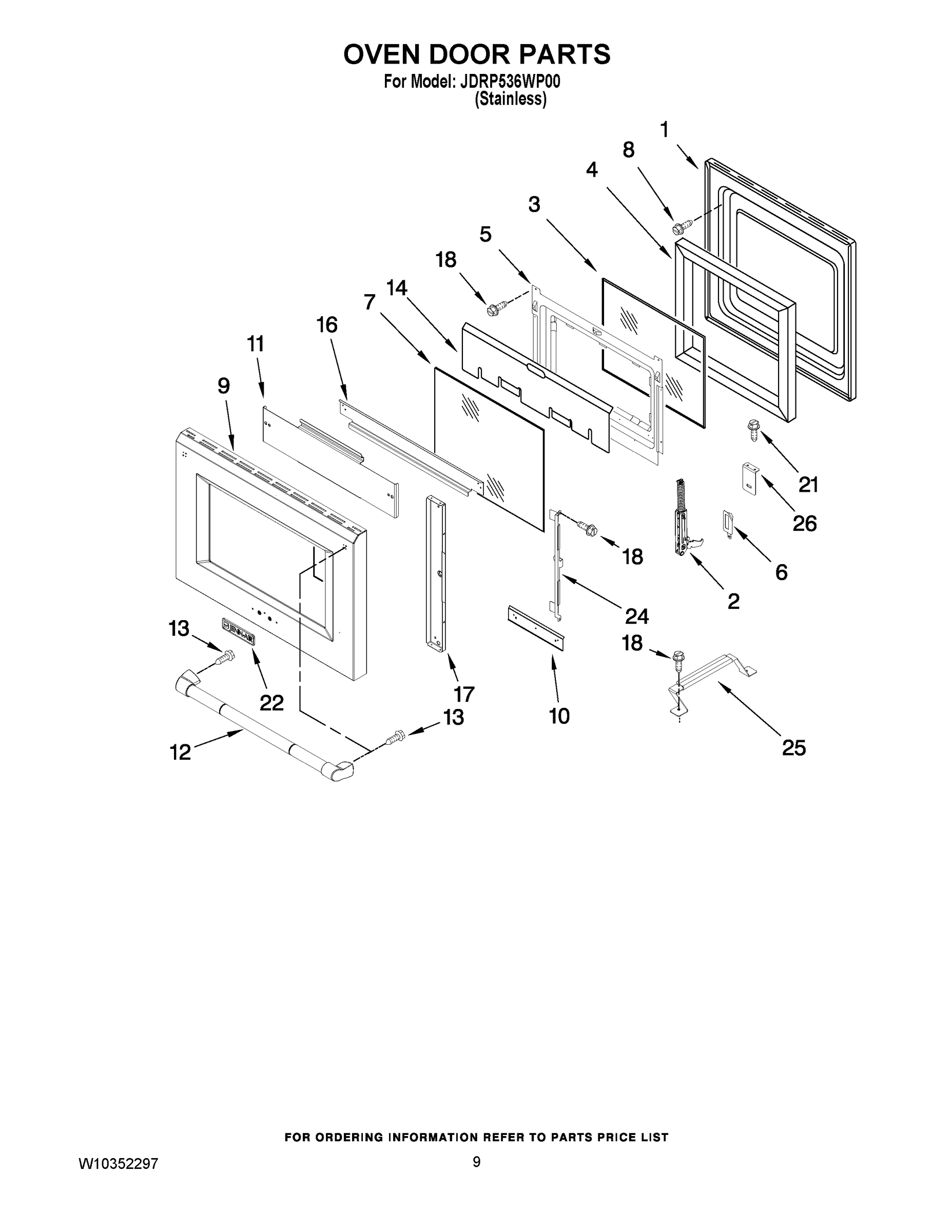 06 - OVEN DOOR PARTS