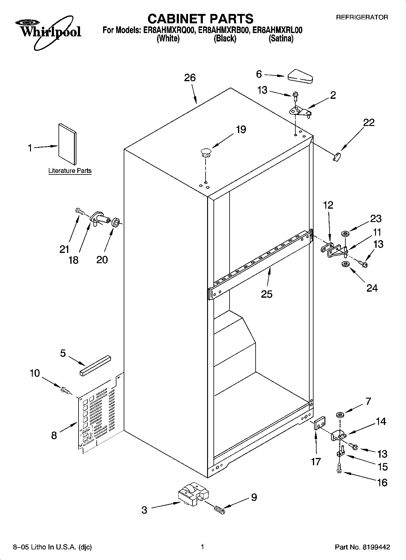 01 - CABINET PARTS