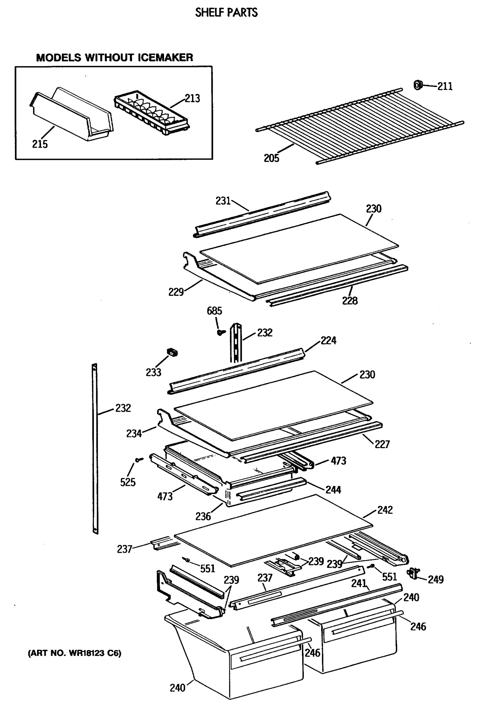 SHELF PARTS