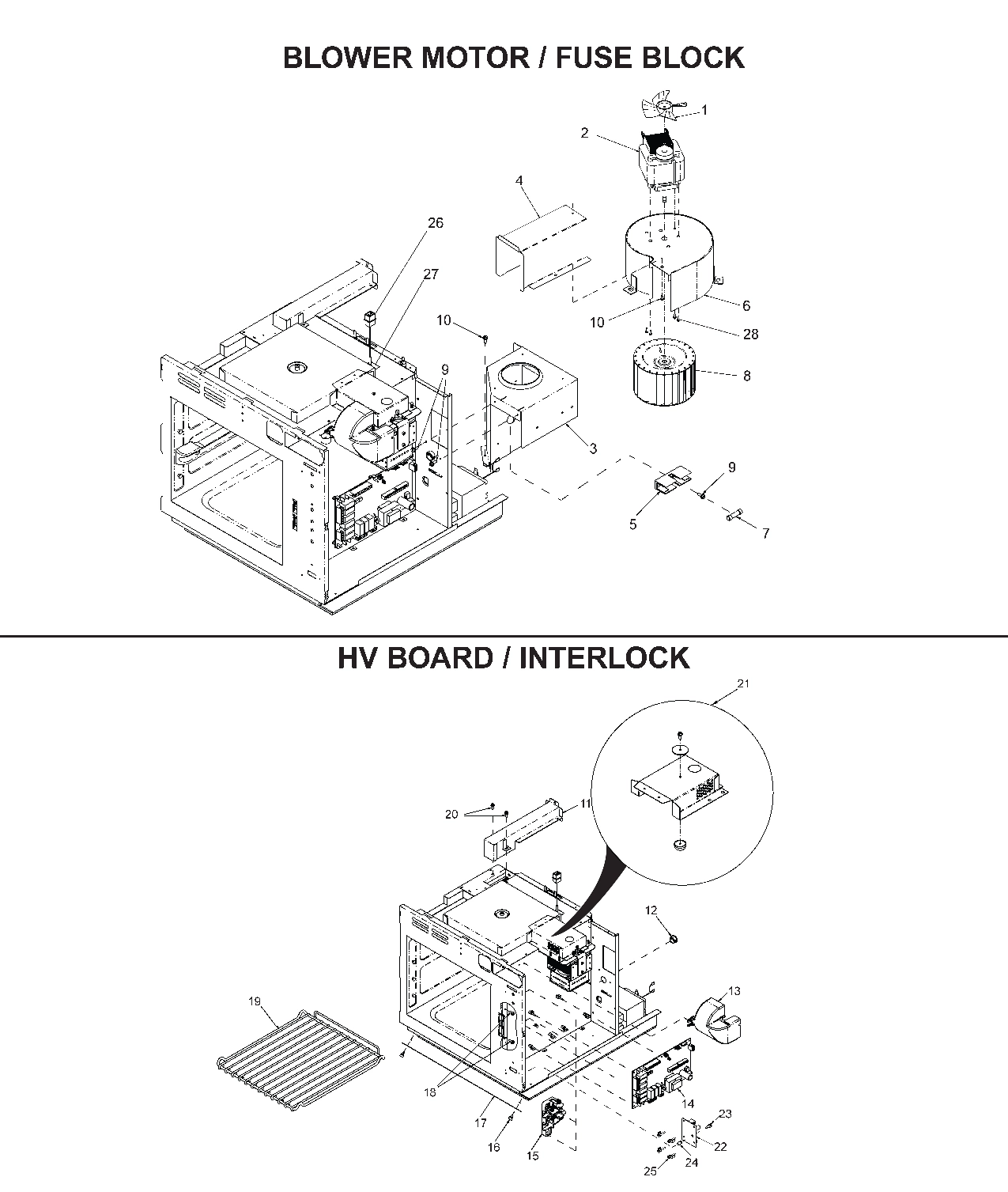 BLOWER MOTOR / FUSE BLOCK