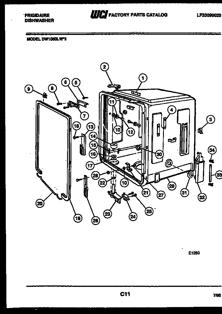 05 - TUB AND FRAME PARTS