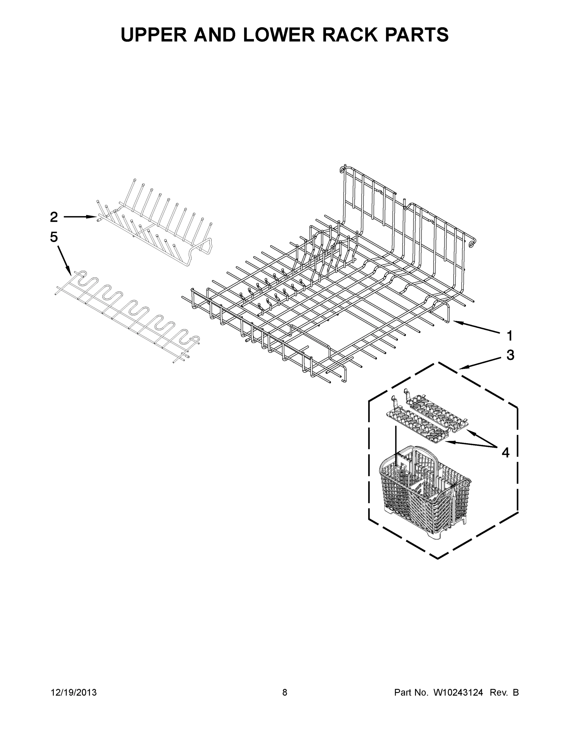 05 - UPPER AND LOWER RACK PARTS